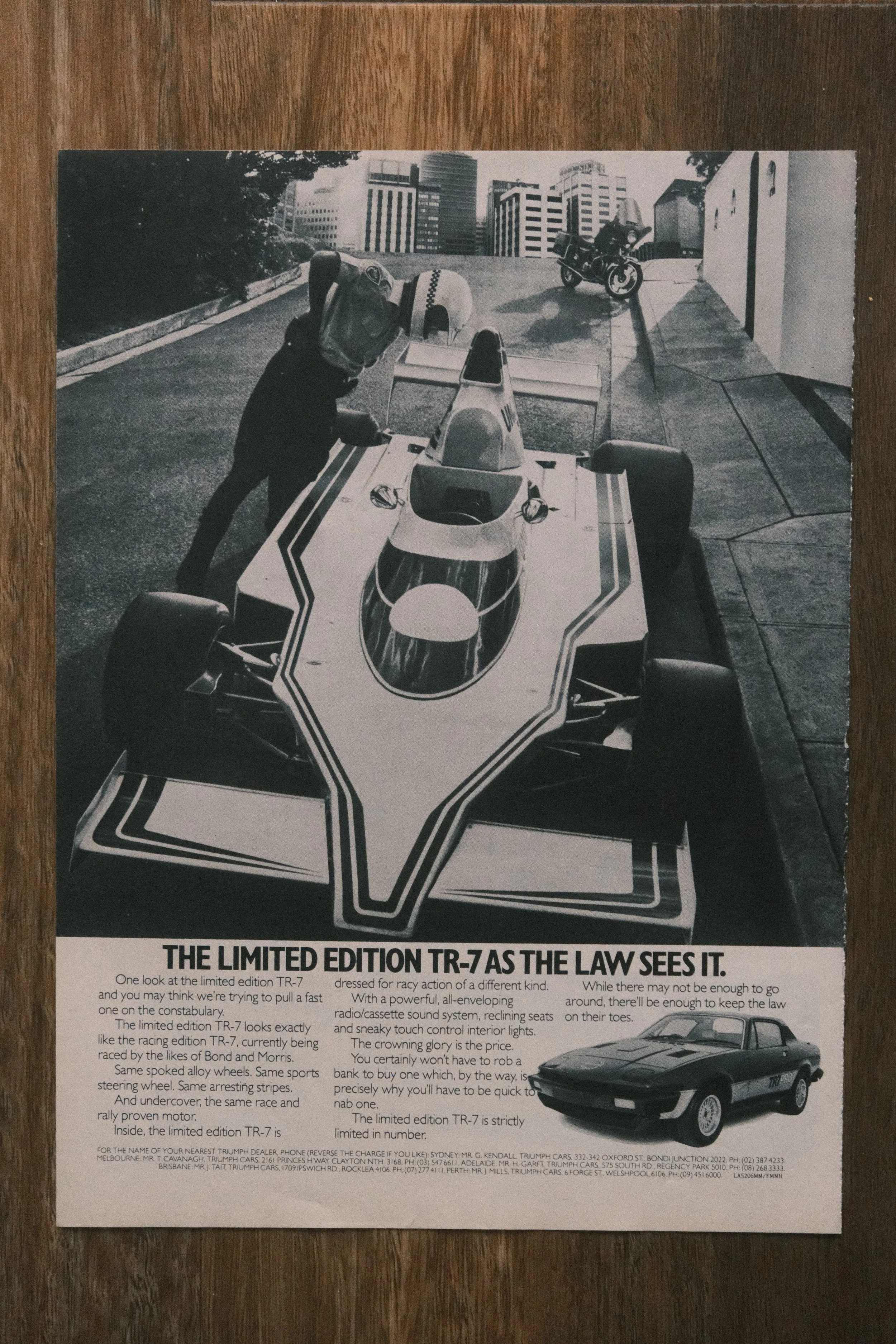 Triumph - 'TR7 Law' (1-Page)