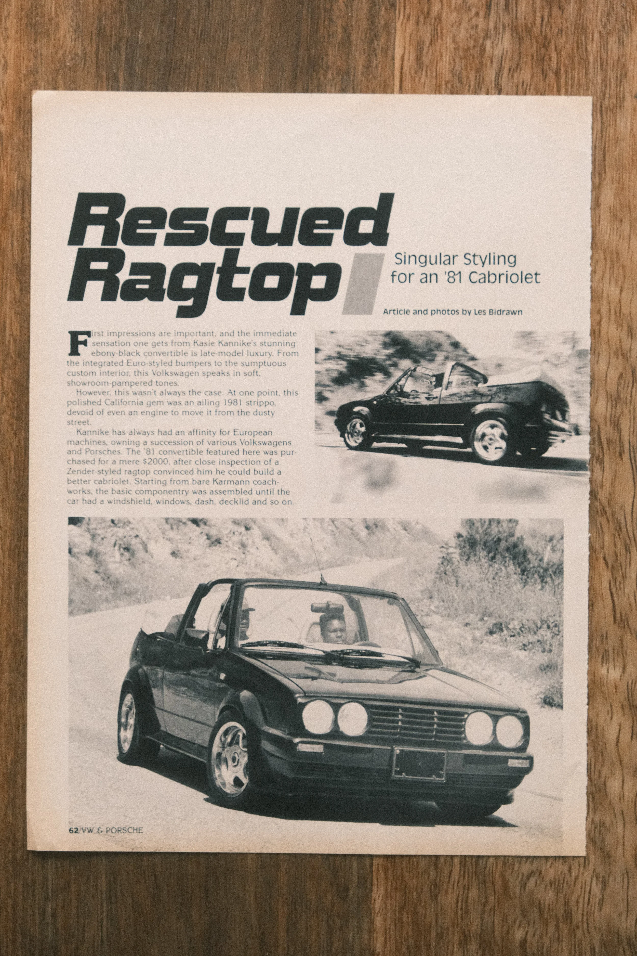 Volkswagen - 'Rescued Ragtop' (1-Page)