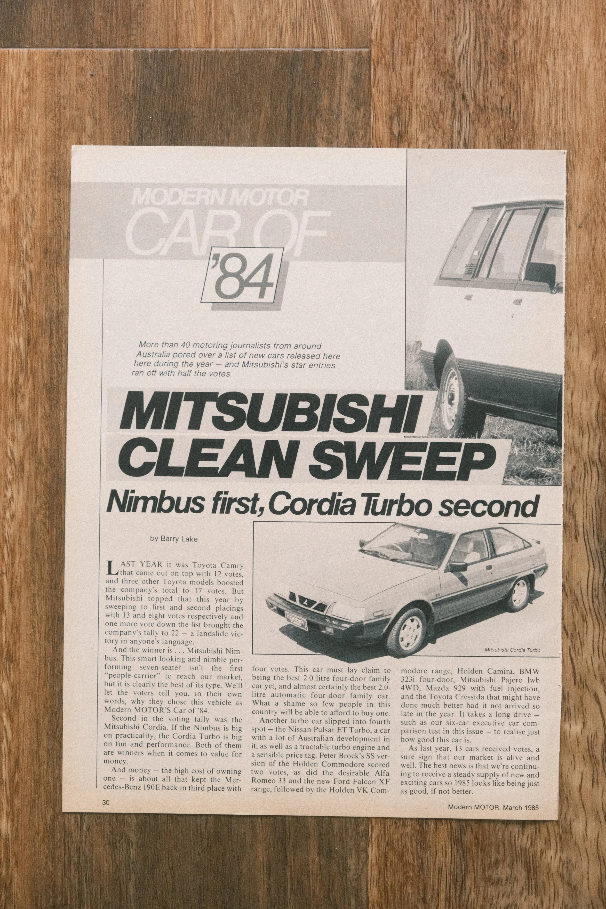 Mitsubishi - 'Clean Sweep' (1-Page)