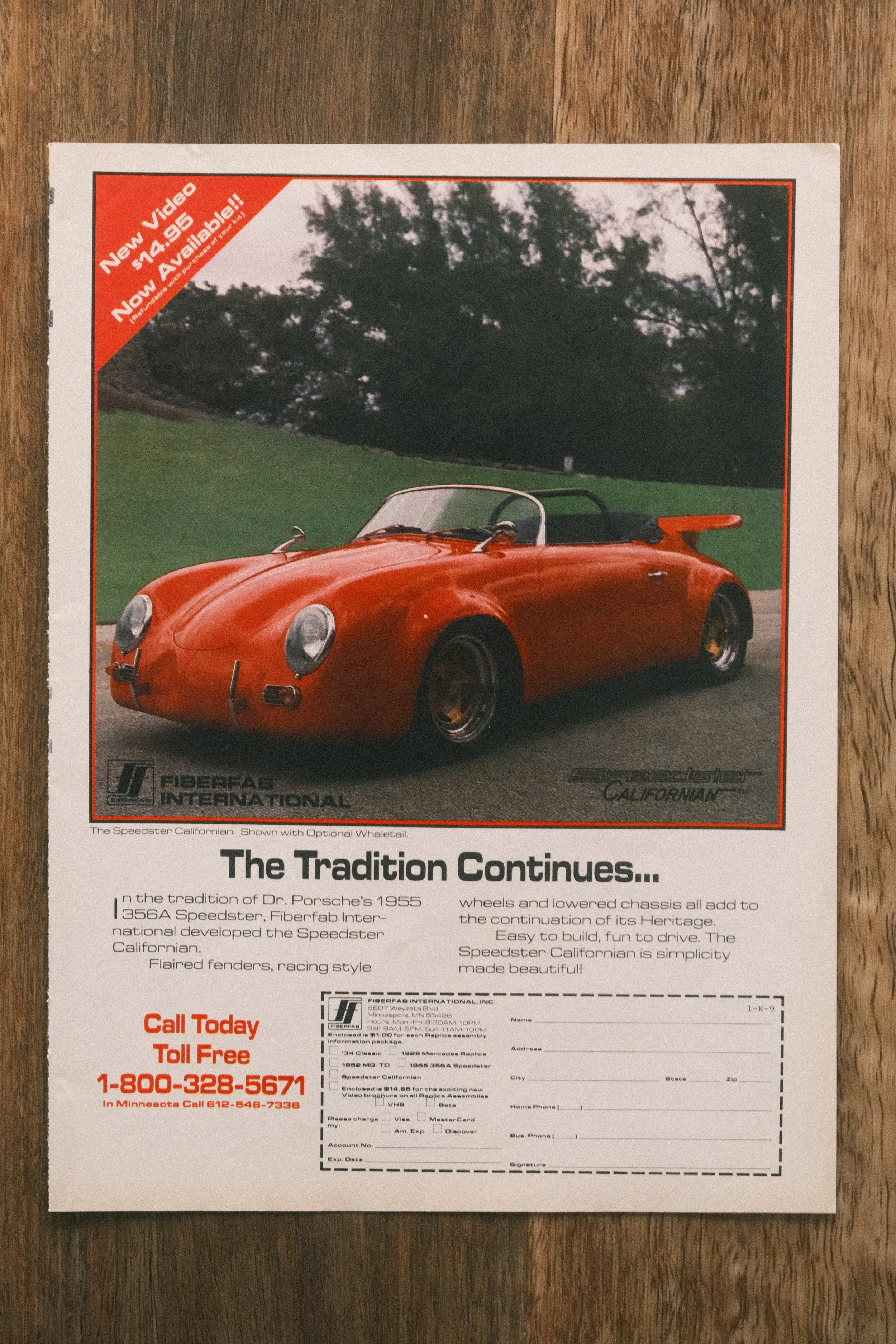 Porsche - 'Tradition Continues' (1-Page)