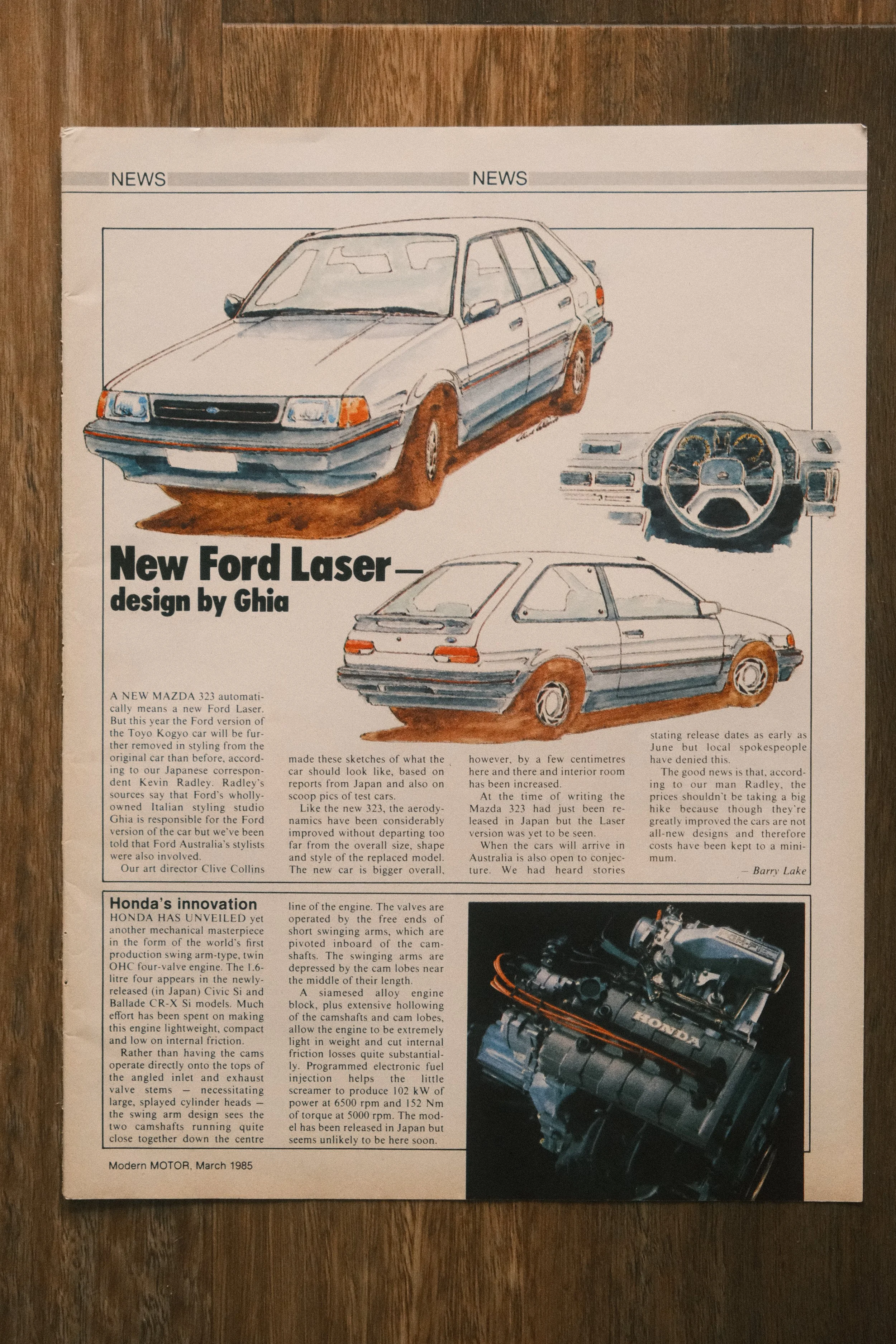 Ford - 'Laser by Ghia' (1-Page)