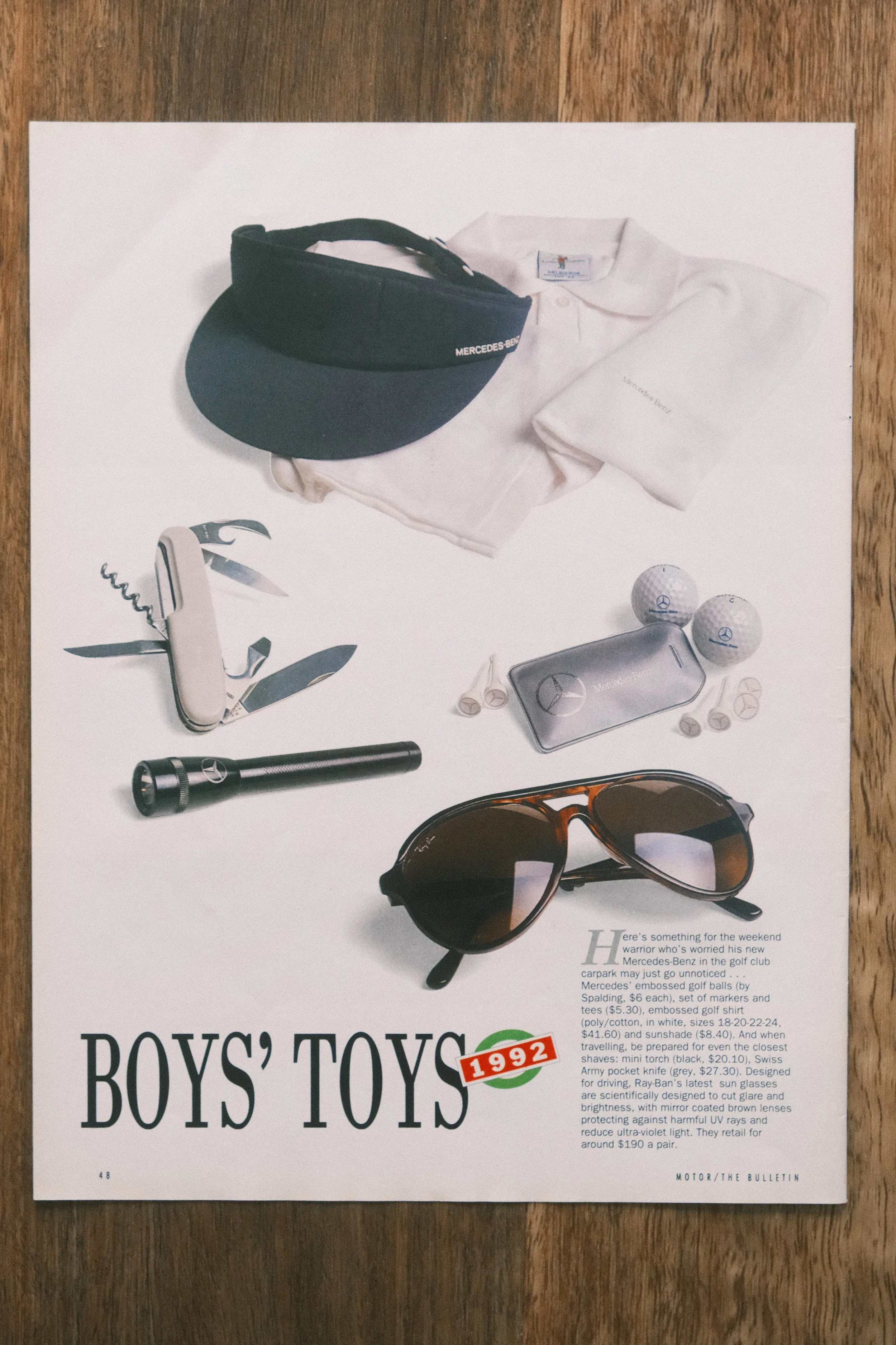 Mercedes - 'Boys' Toys' (1-Page)