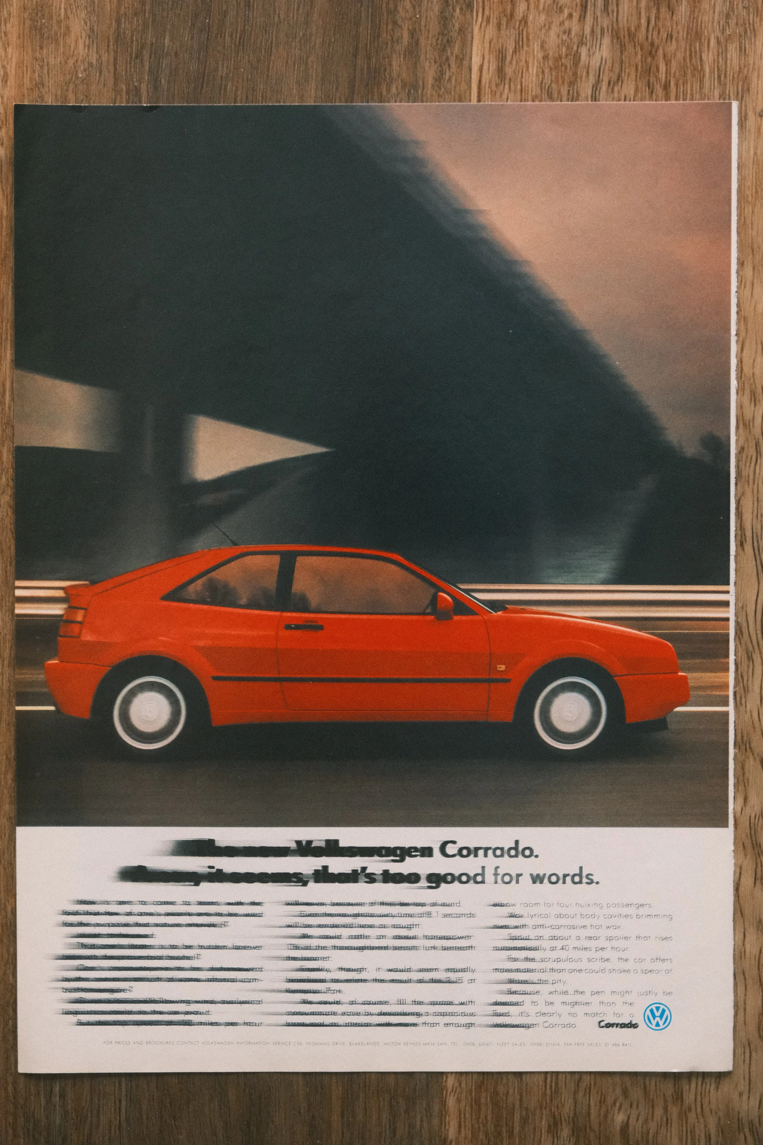 Volkswagen - 'Corrado' (1-Page)