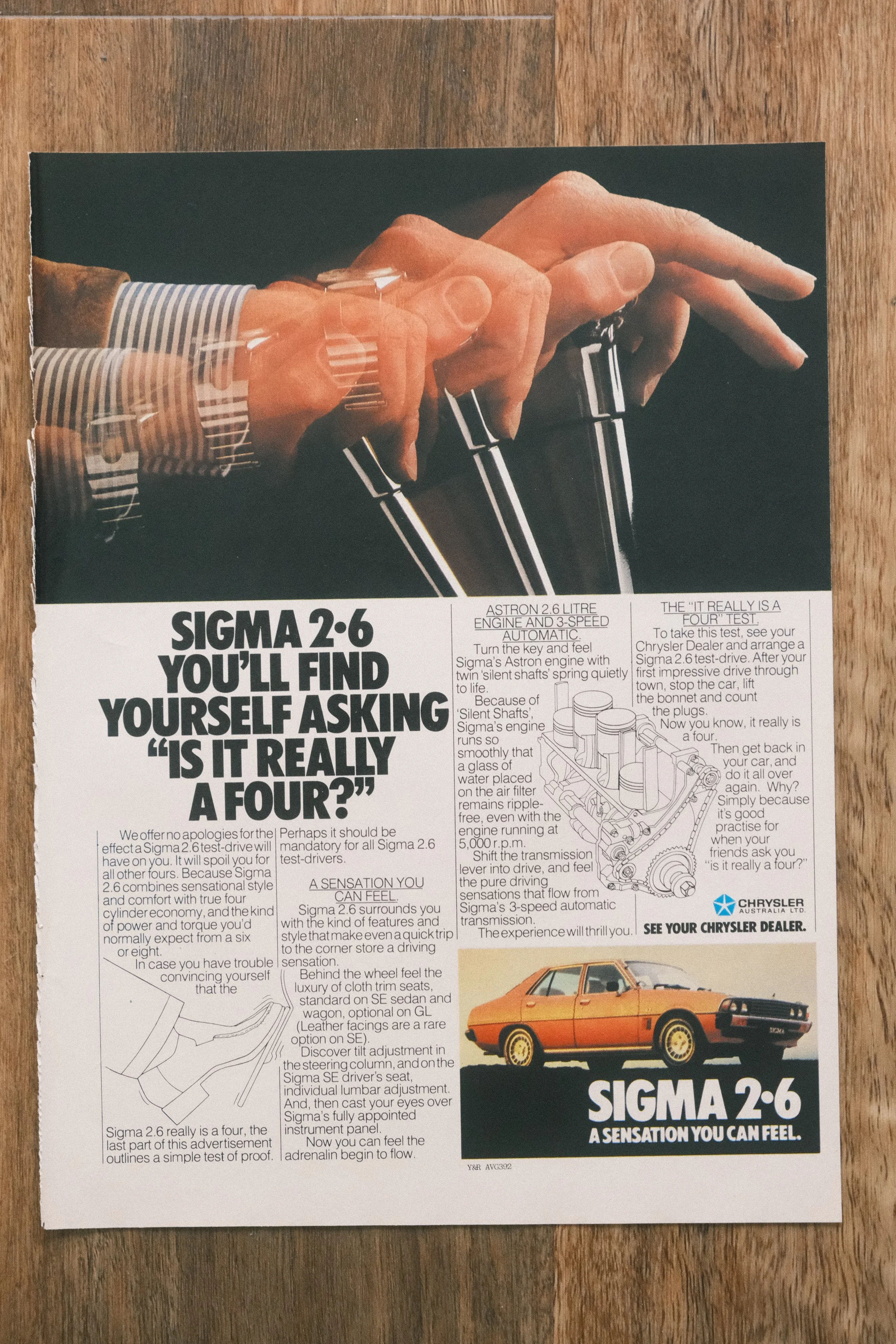 Mitsubishi - 'Sigma 2.6' (1-Page)