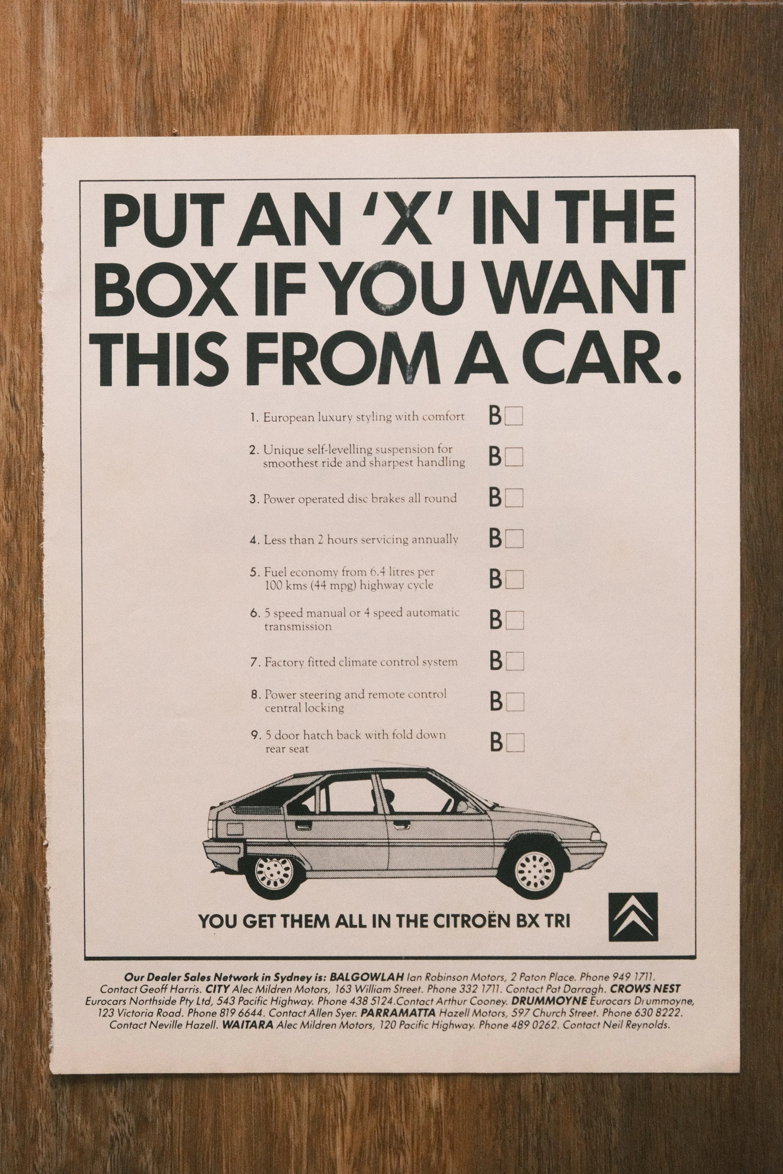 Citroen - 'Put an X' (1-Page)