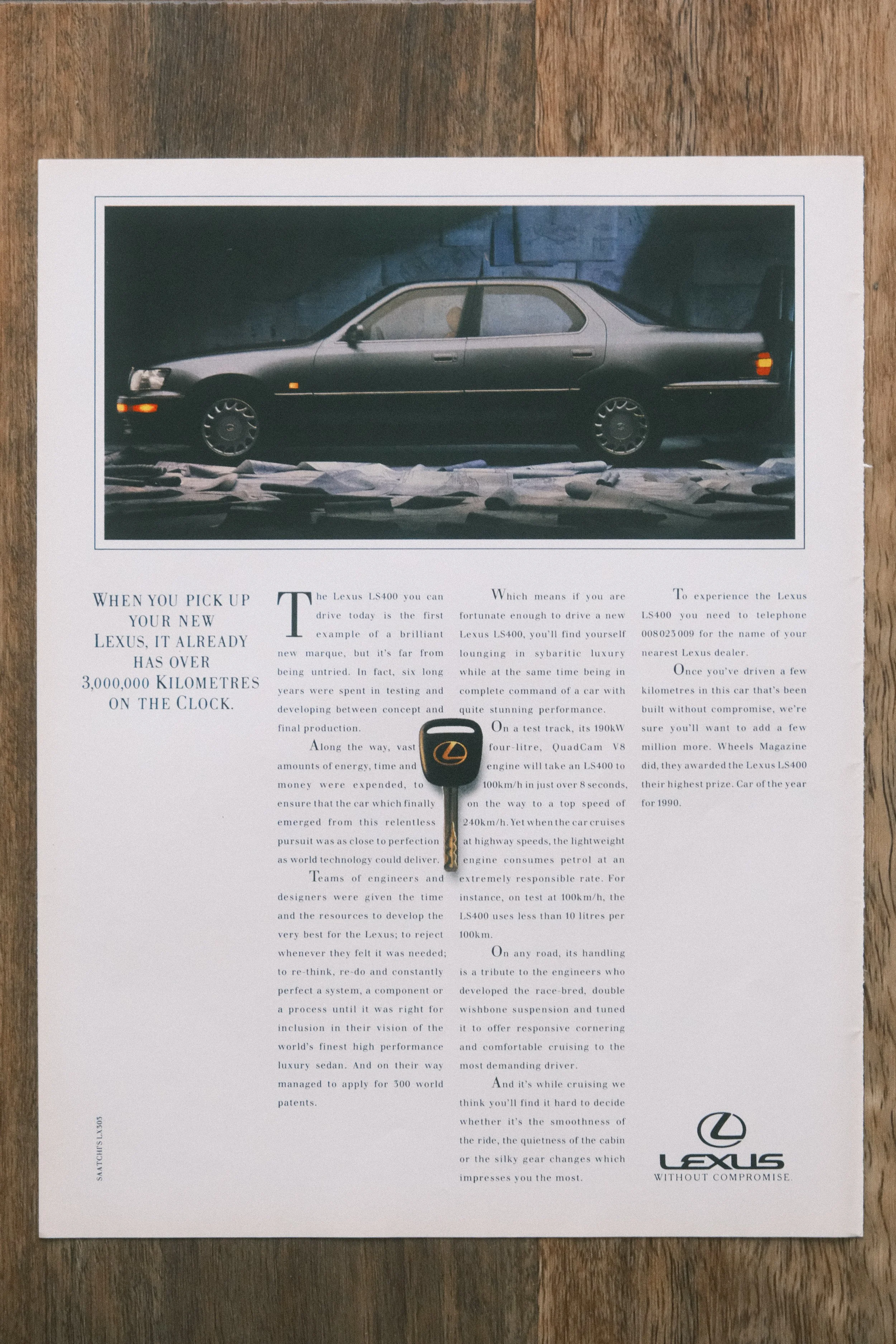 Lexus - '3 Million Km' (1-Page)