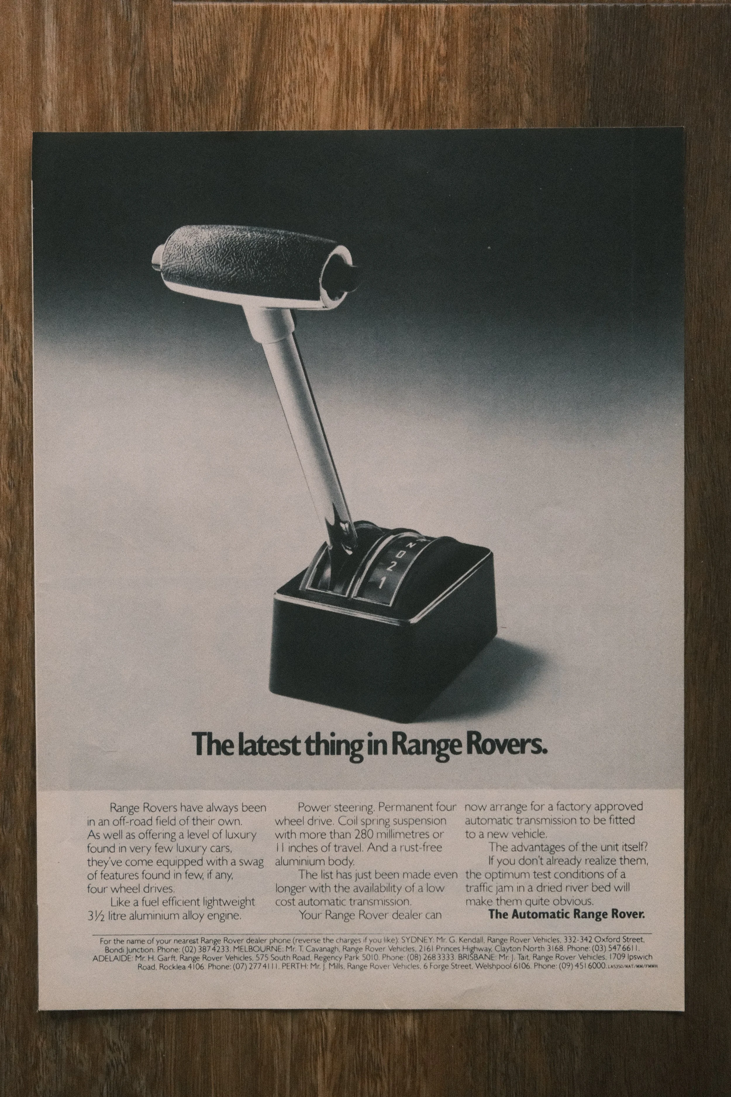 Land Rover - 'The Automatic Range Rover' (1-Page)