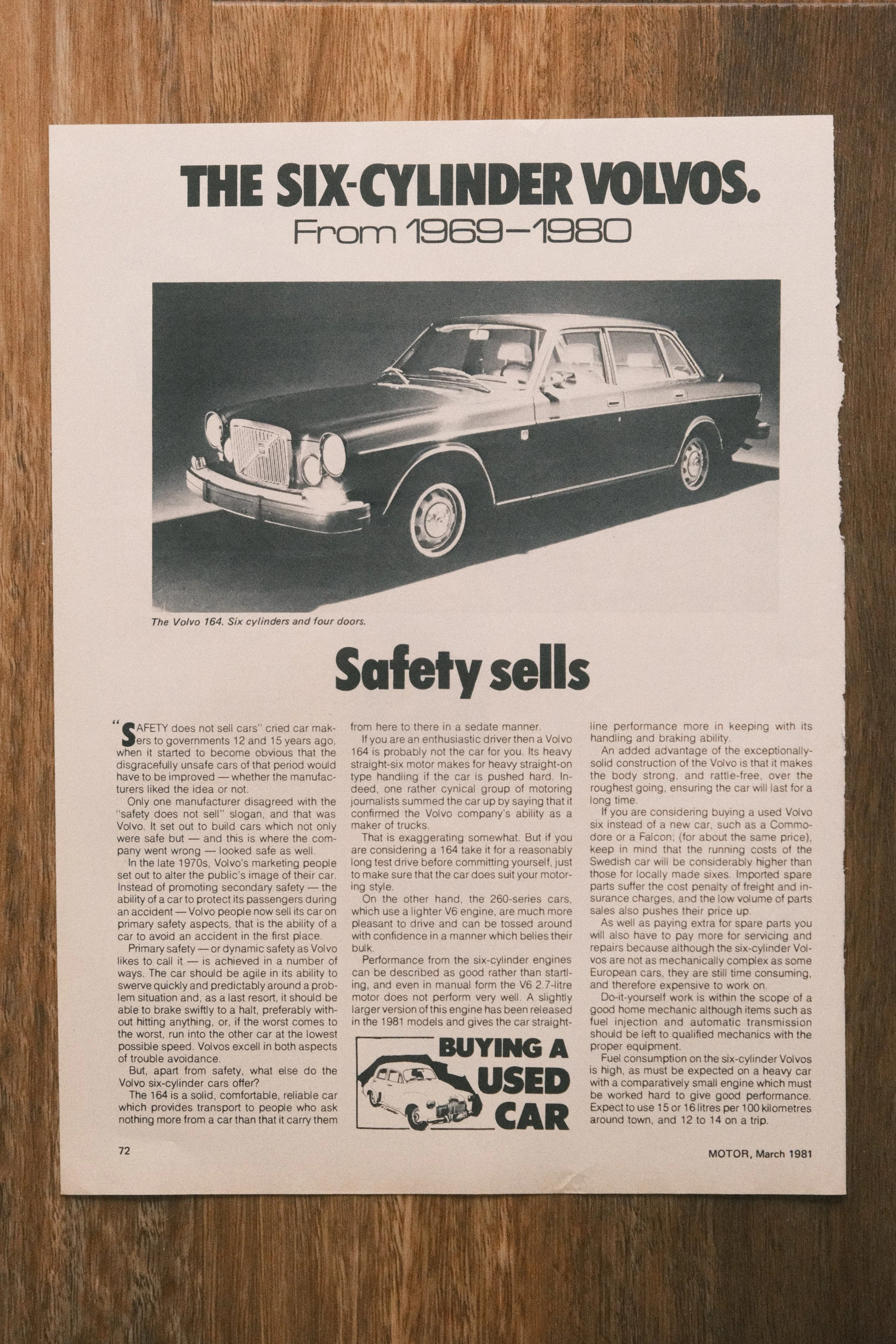 Volvo - 'Safety Sells' (1-Page)