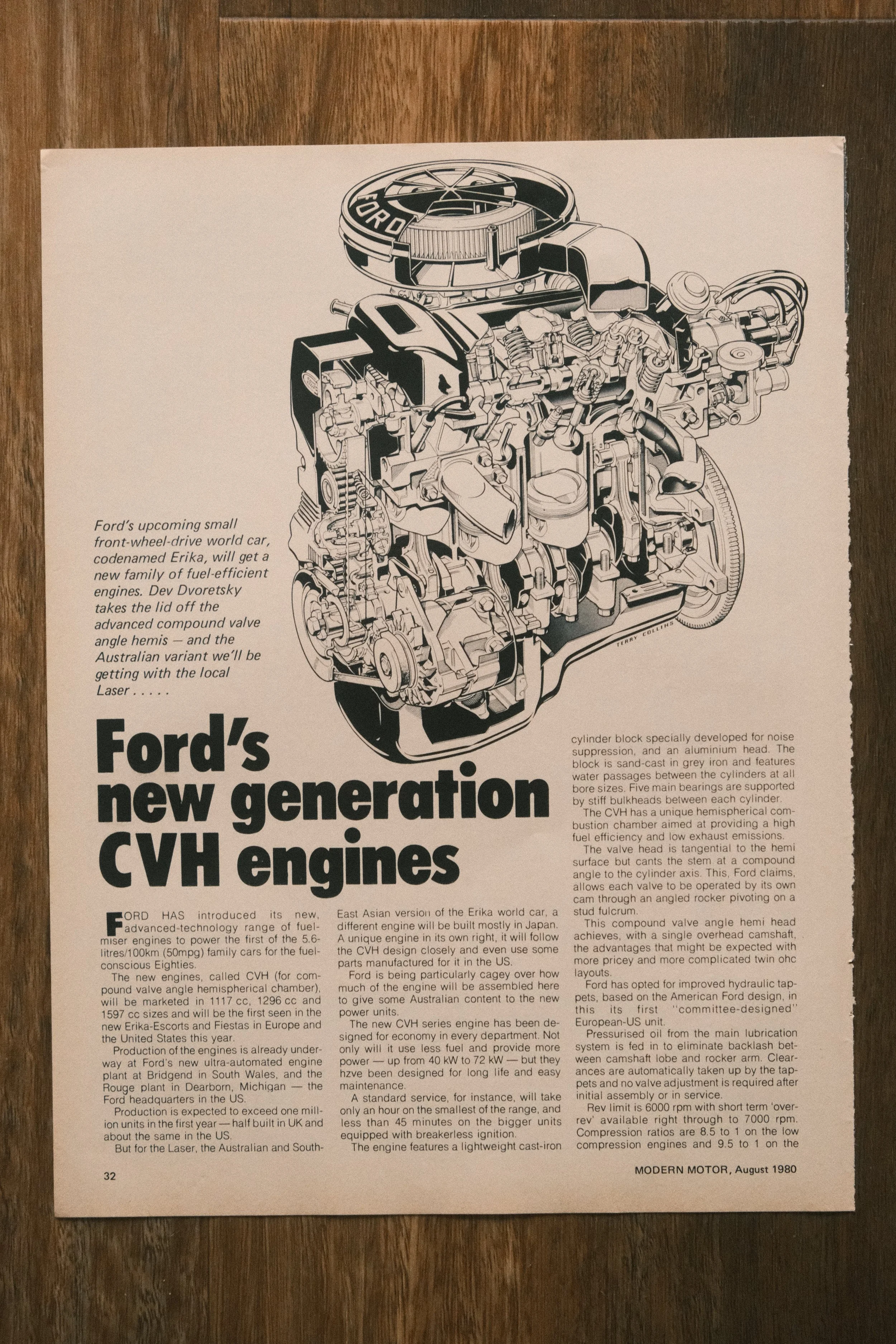 Ford - 'New Gen CVH' (1-Page)