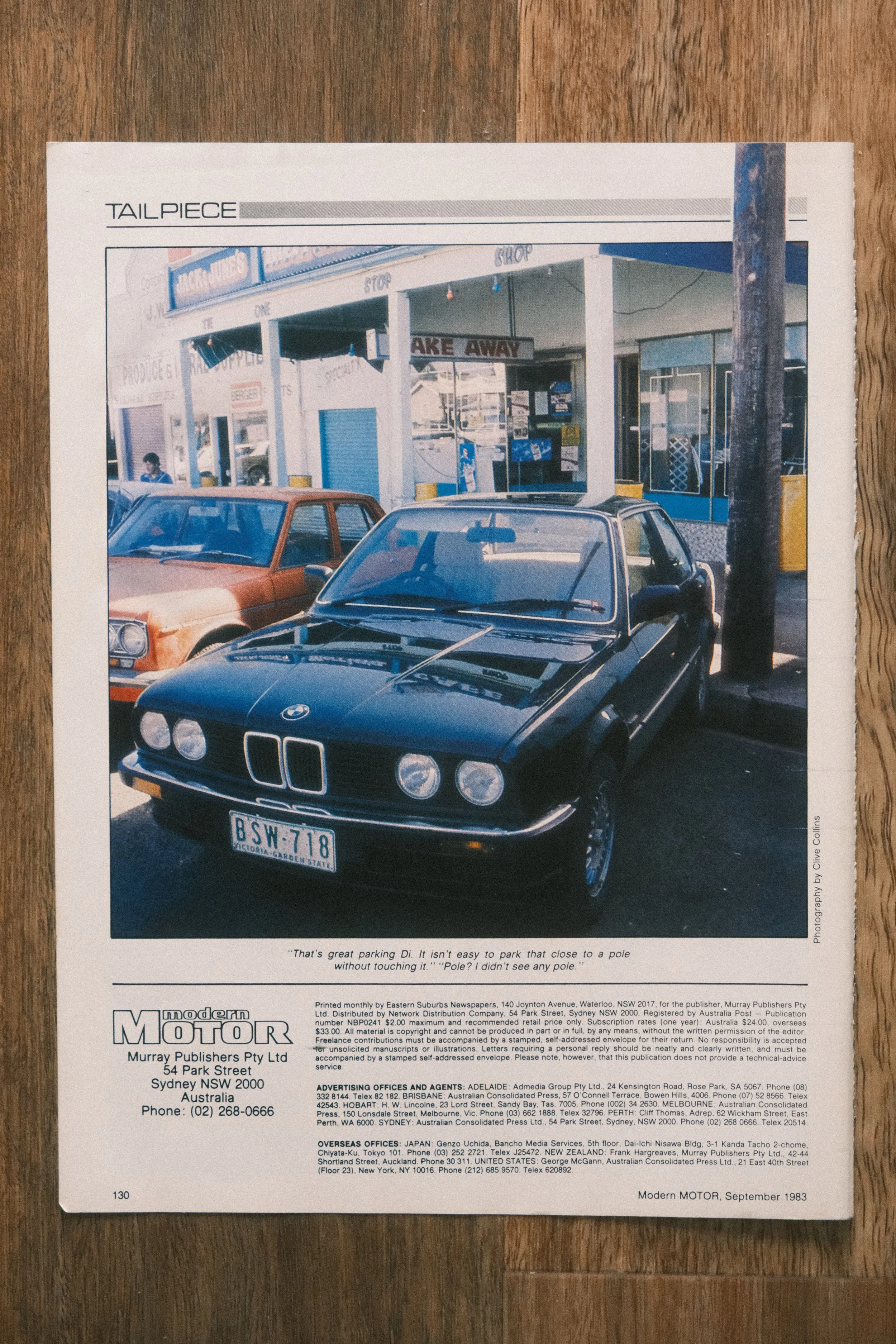 BMW - 'E24 Poster' (1-Page)