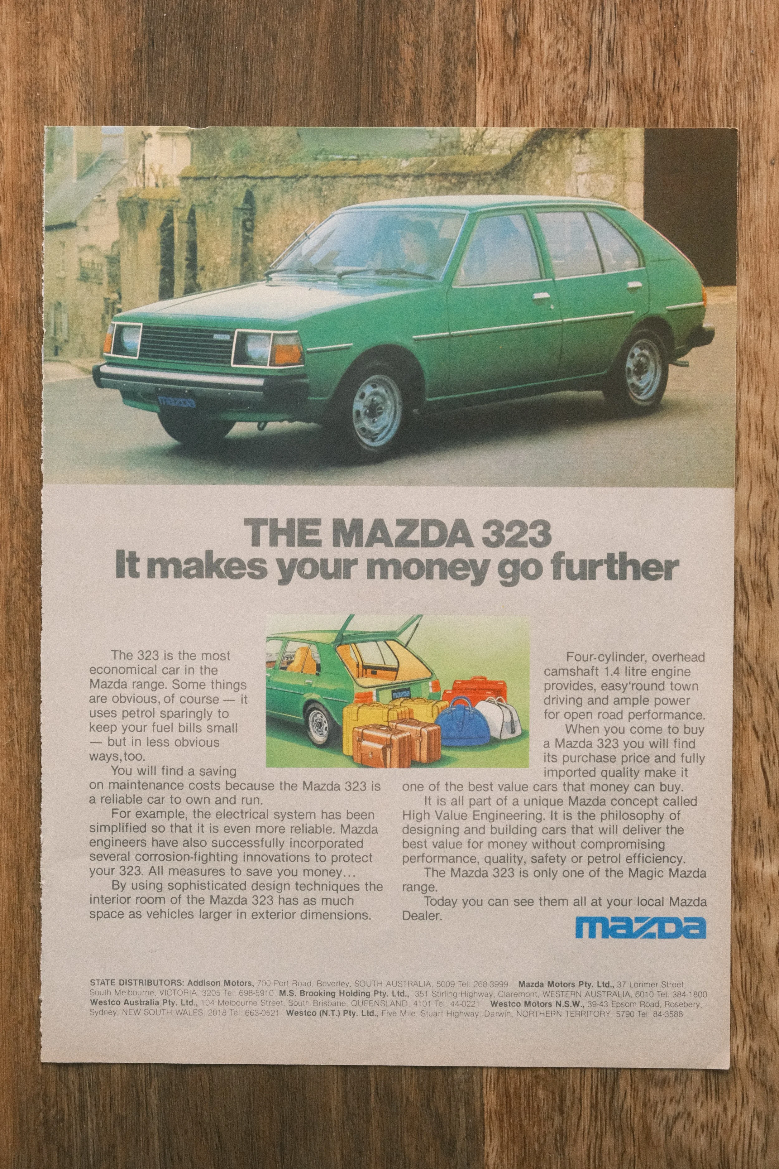 Mazda - 'Further Money' (1-Page)