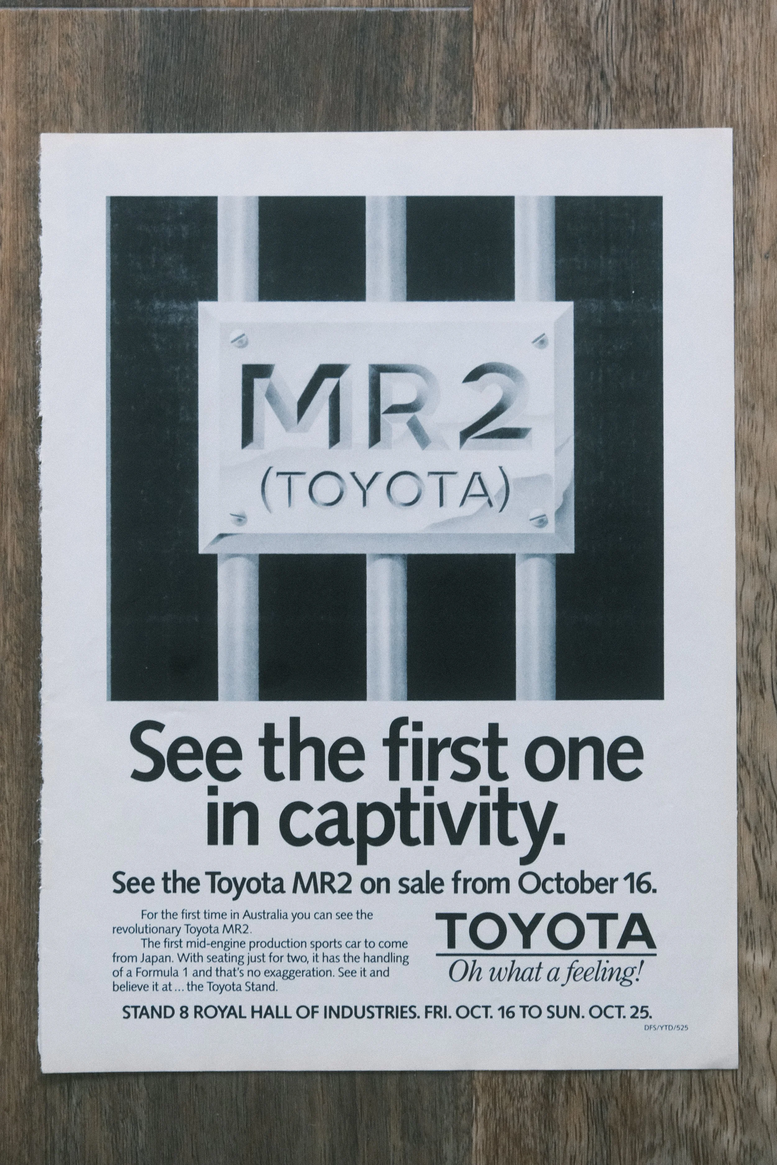Toyota - 'MR2 Captivity' (1-Page)