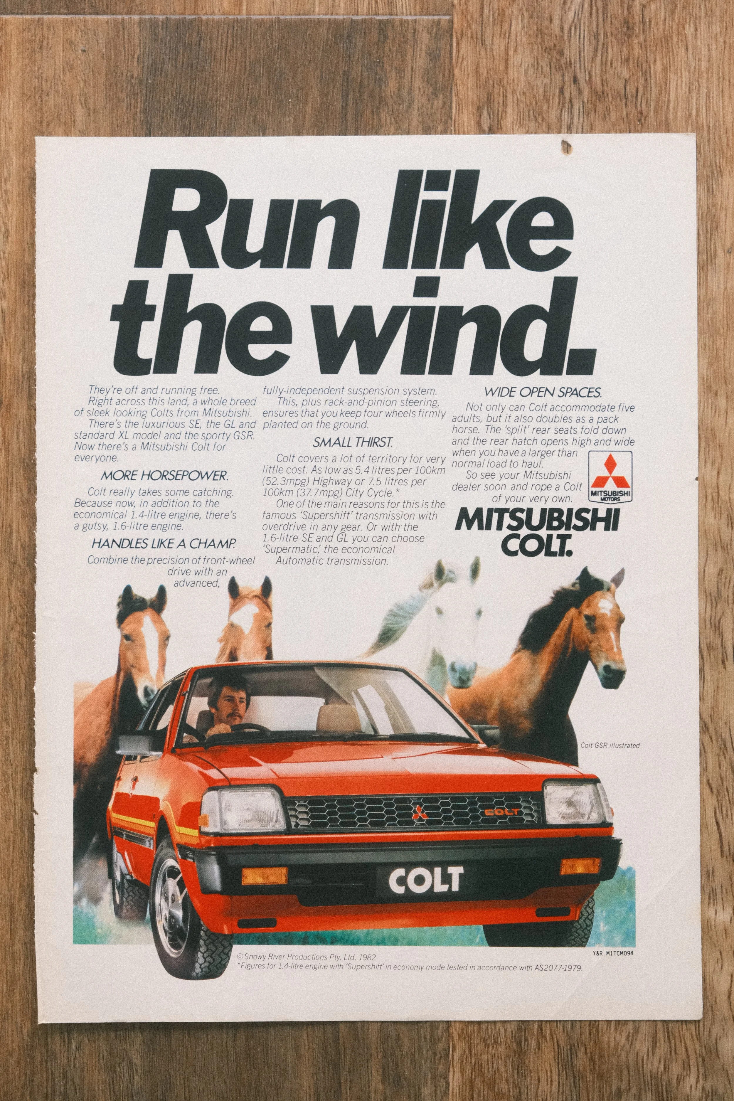 Mitsubishi - 'Run like the Wind' (1-Page)