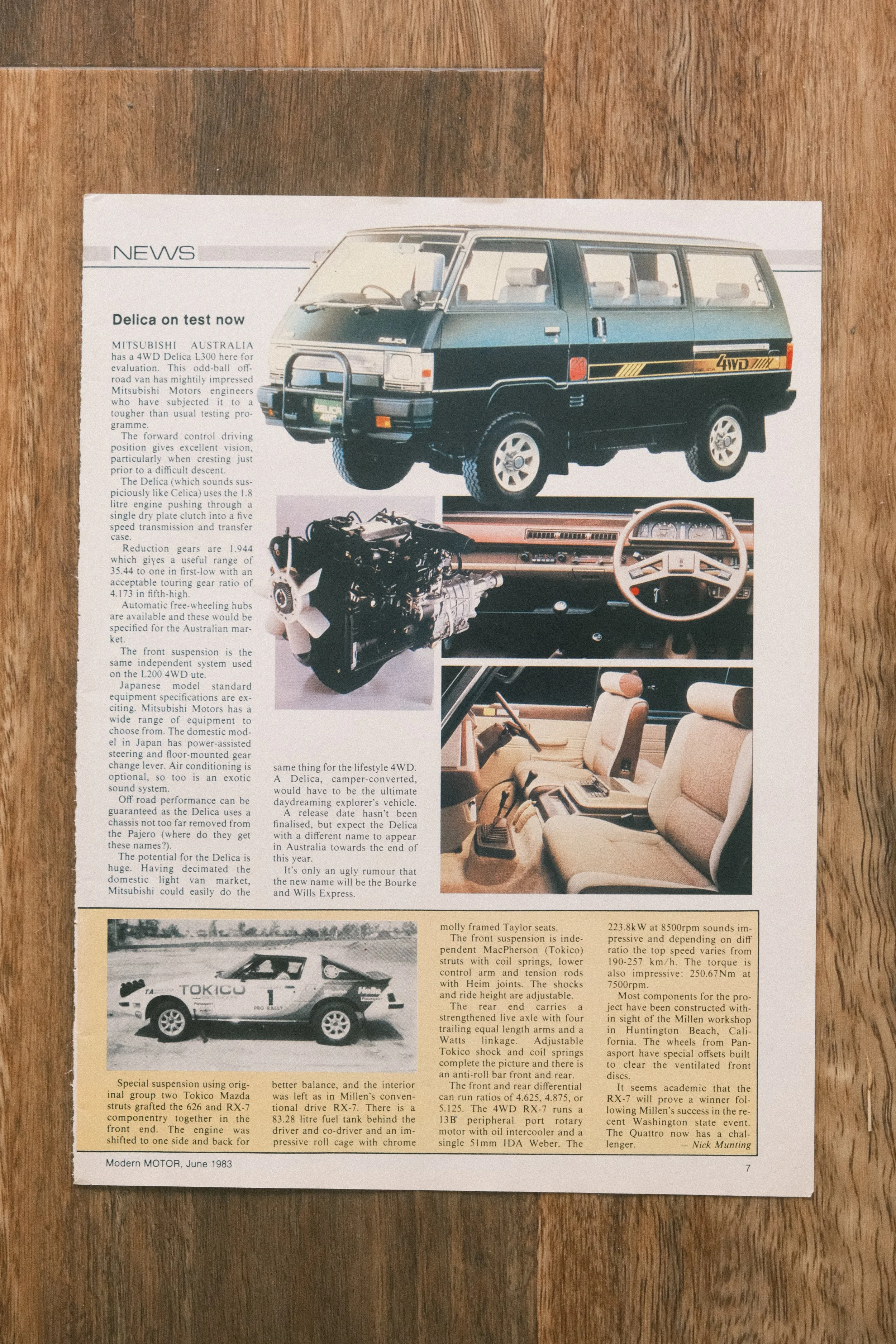 Mitsubishi - 'Delica' (1-Page)