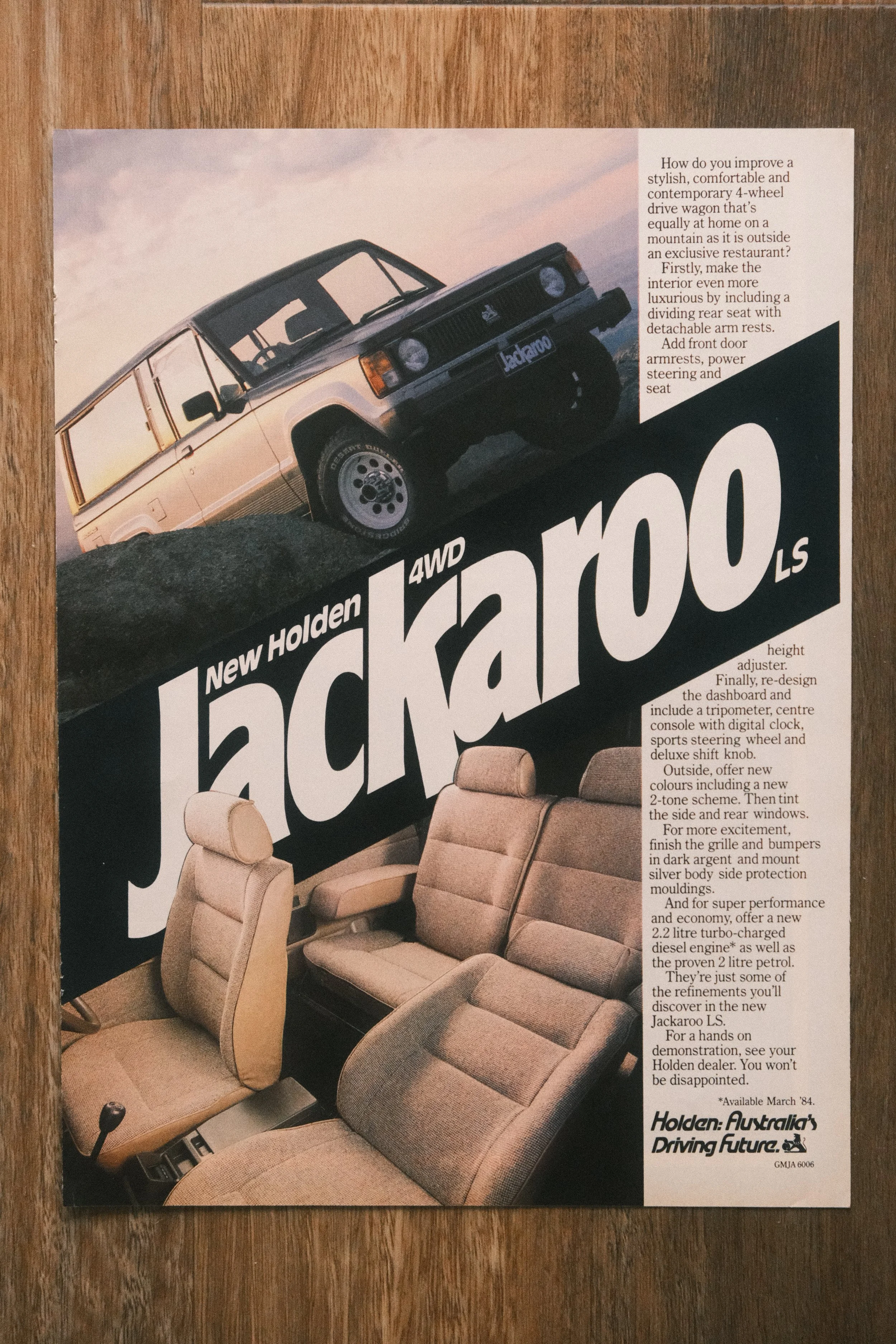 Holden - 'Jackaroo LS' (1-Page)