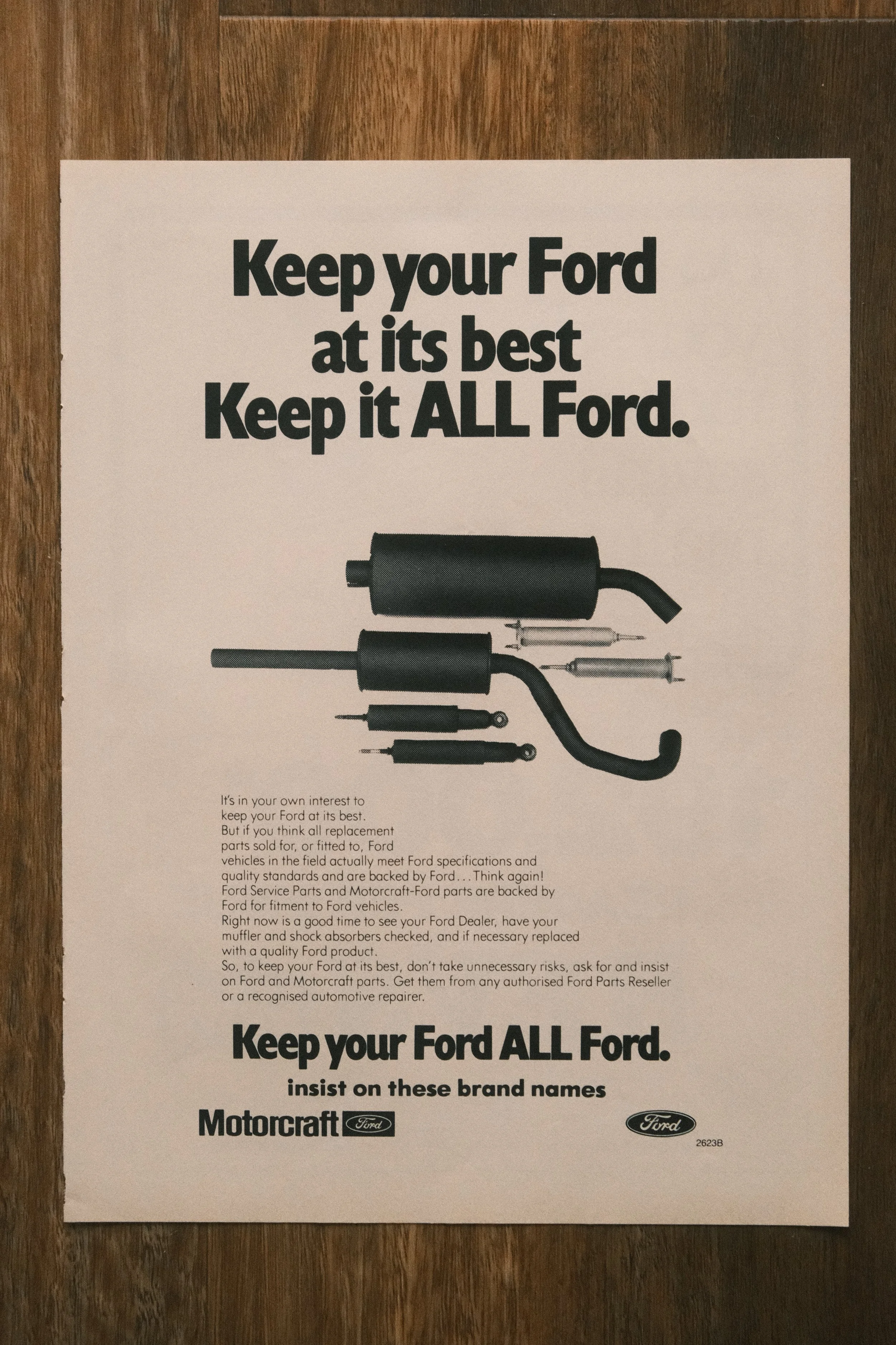 Ford - 'Keep it all Ford' (1-Page)