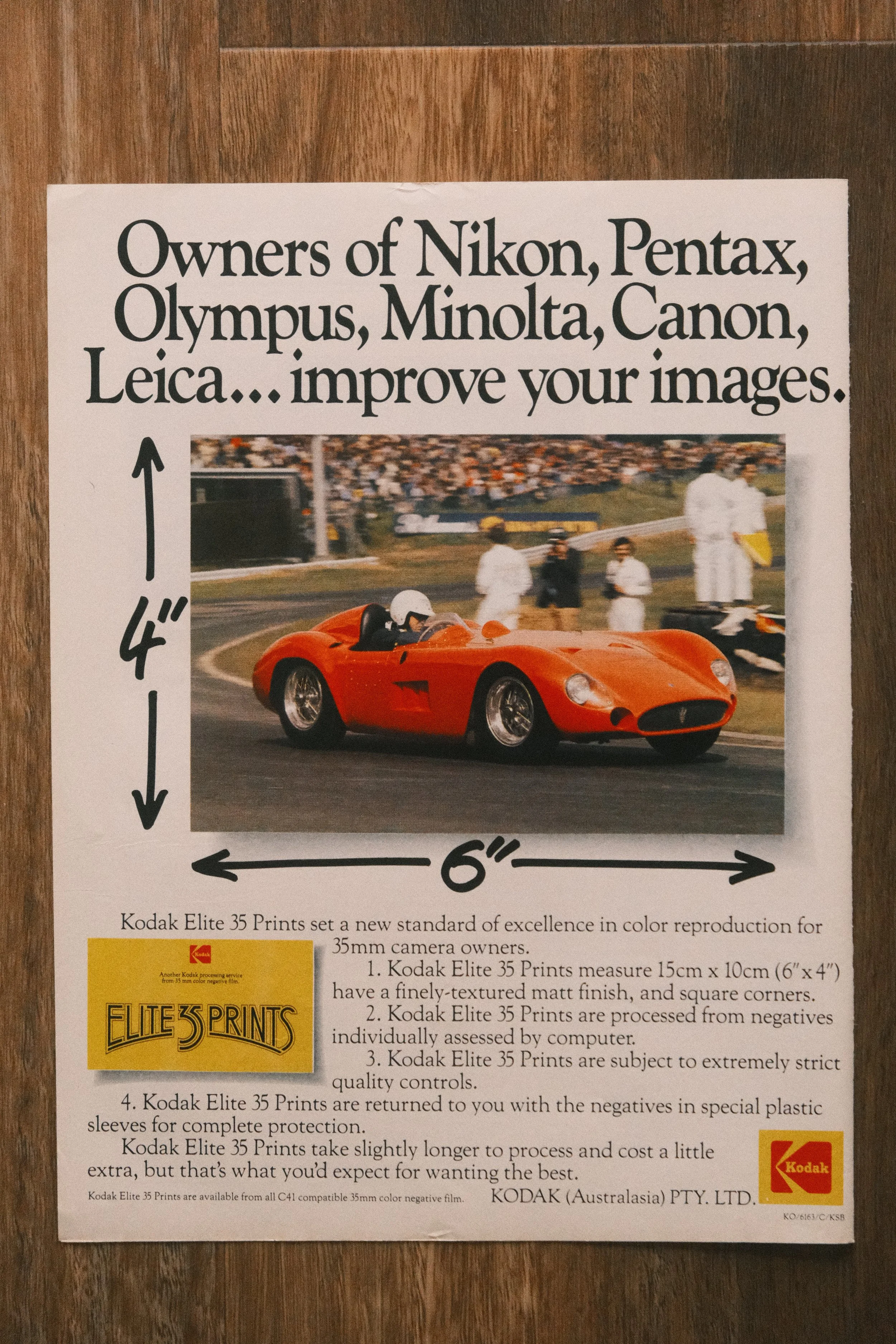 Kodak  - 'Elite 35 Prints' (1-Page)