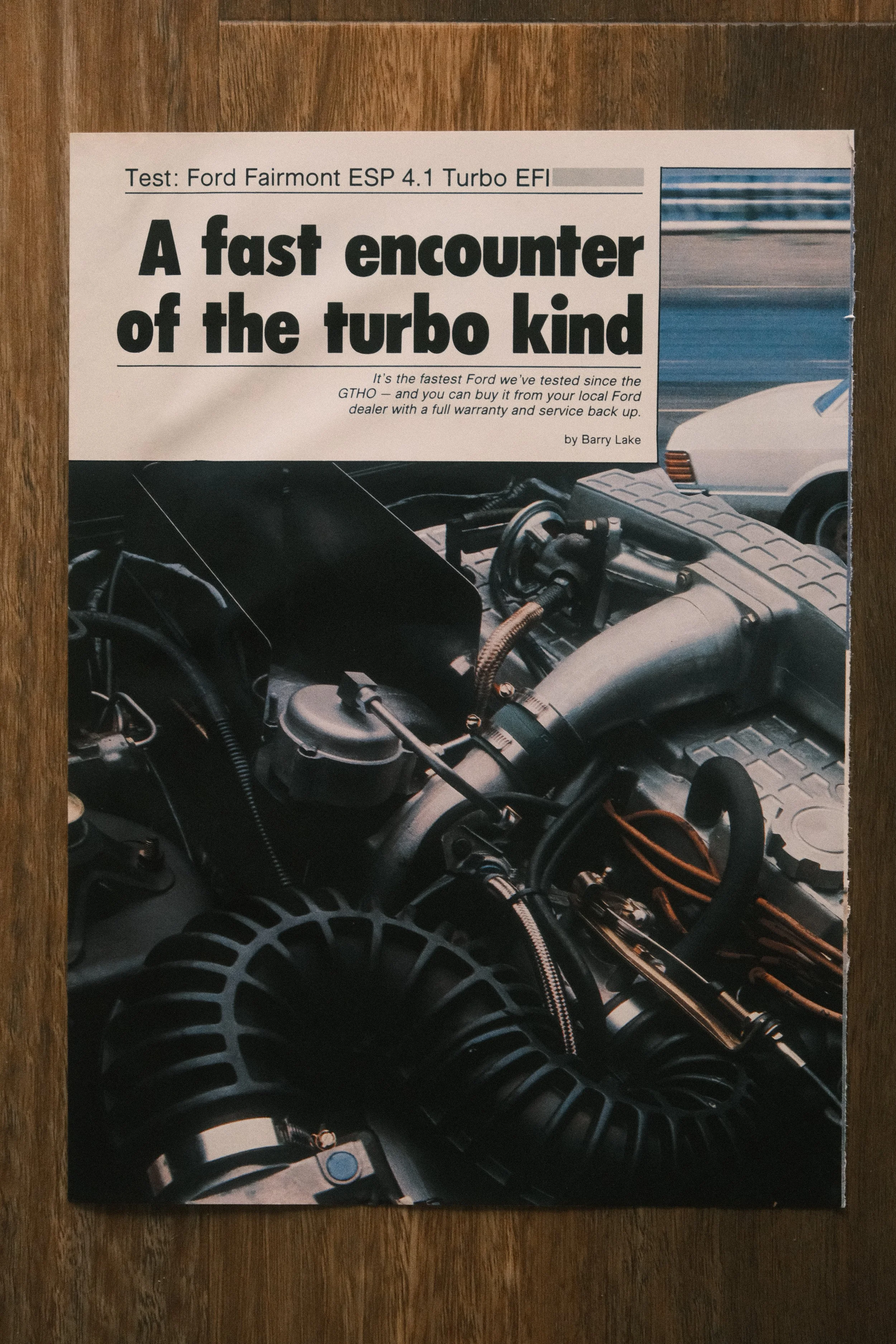 Ford - 'Turbo Encounter' (1-Page)