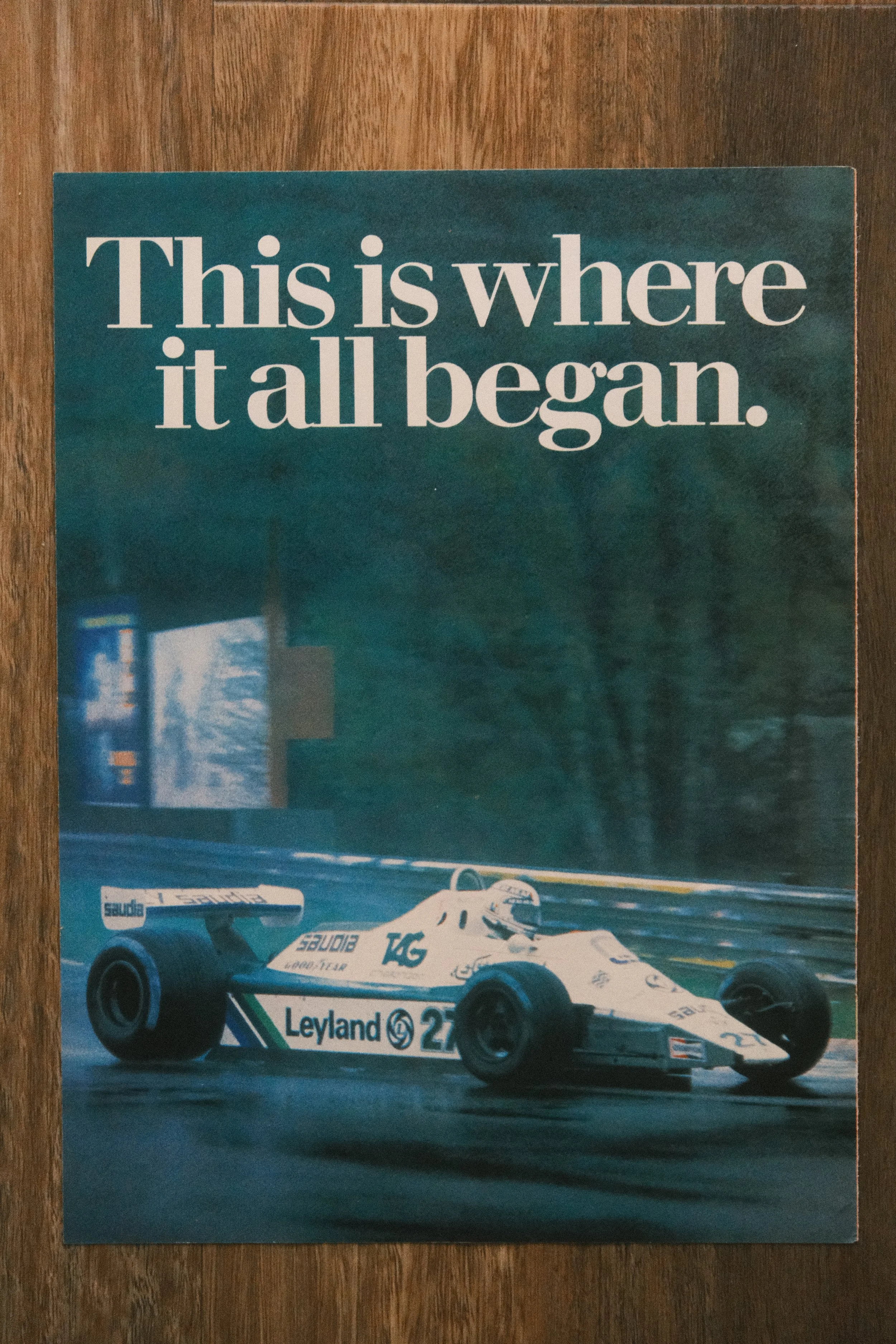 F1 - 'Williams Began' (1-Page)