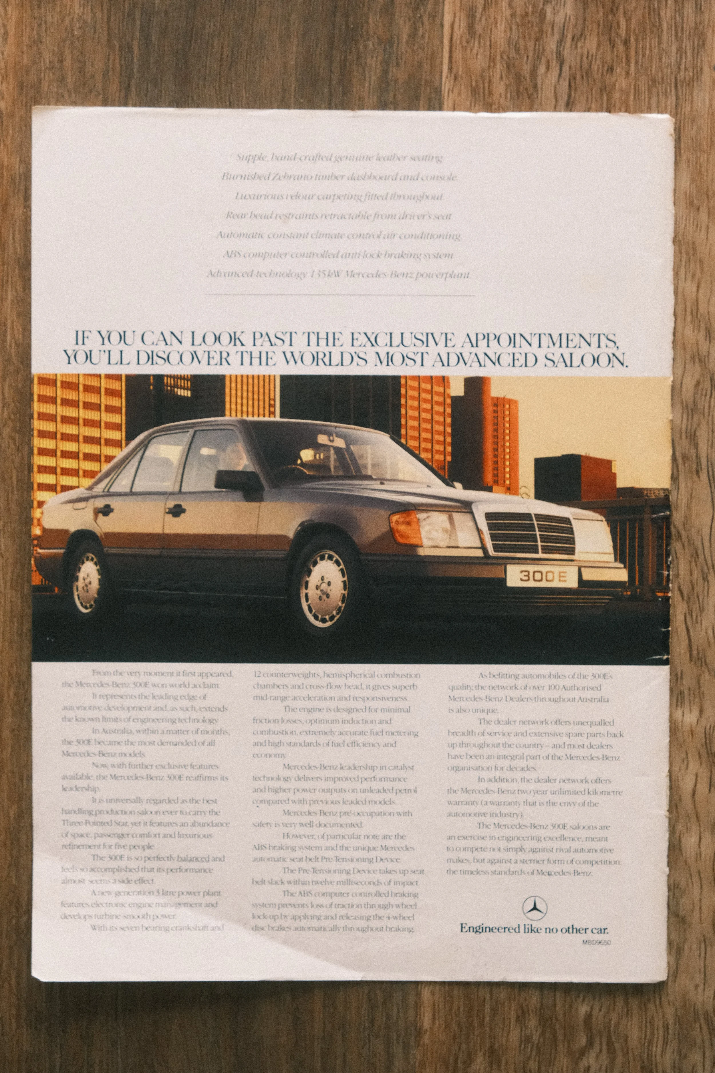 Mercedes - 'Advanced Saloon' (1-Page)