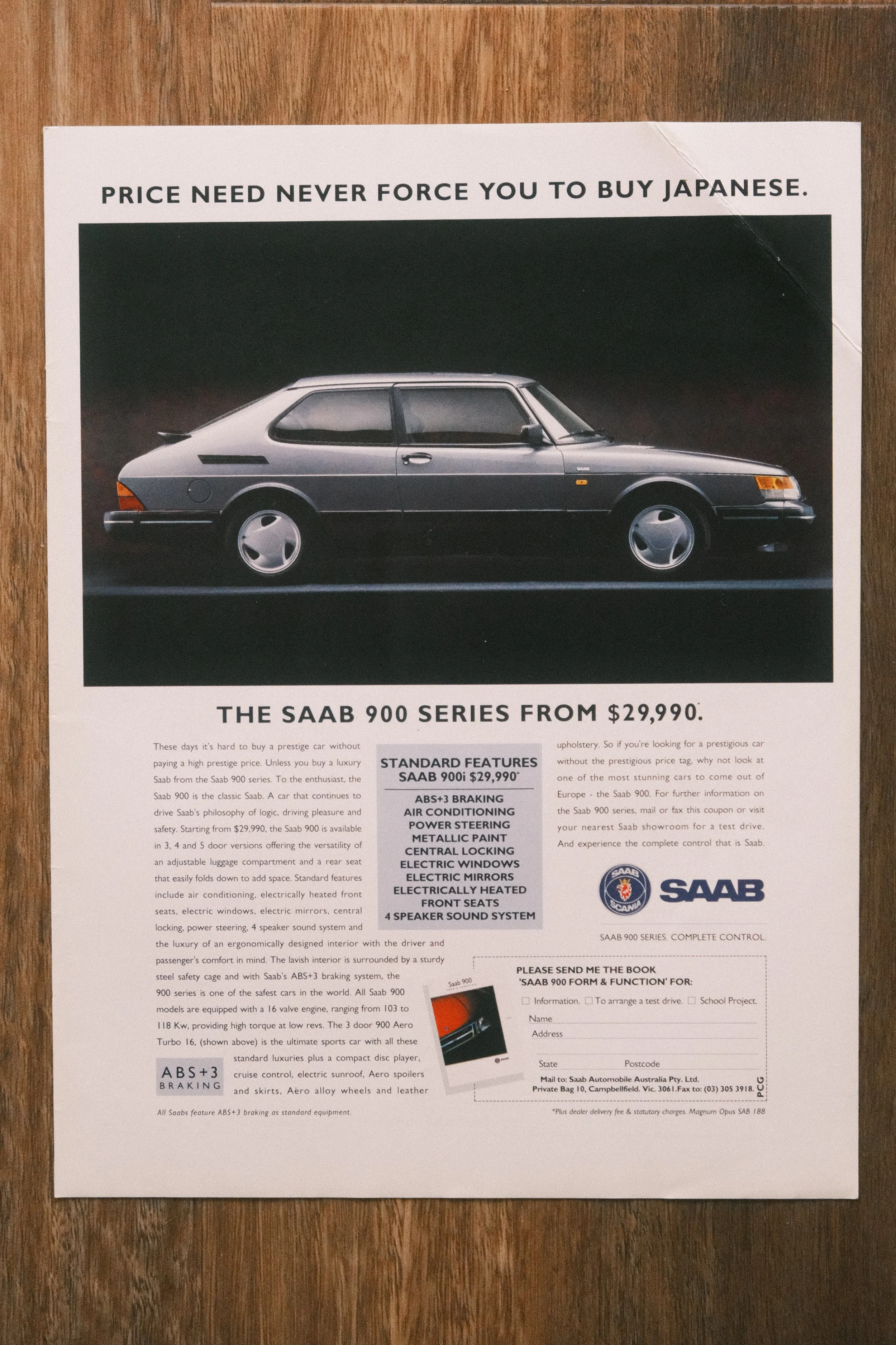 SAAB - 'Japanese Price' (1-Page)