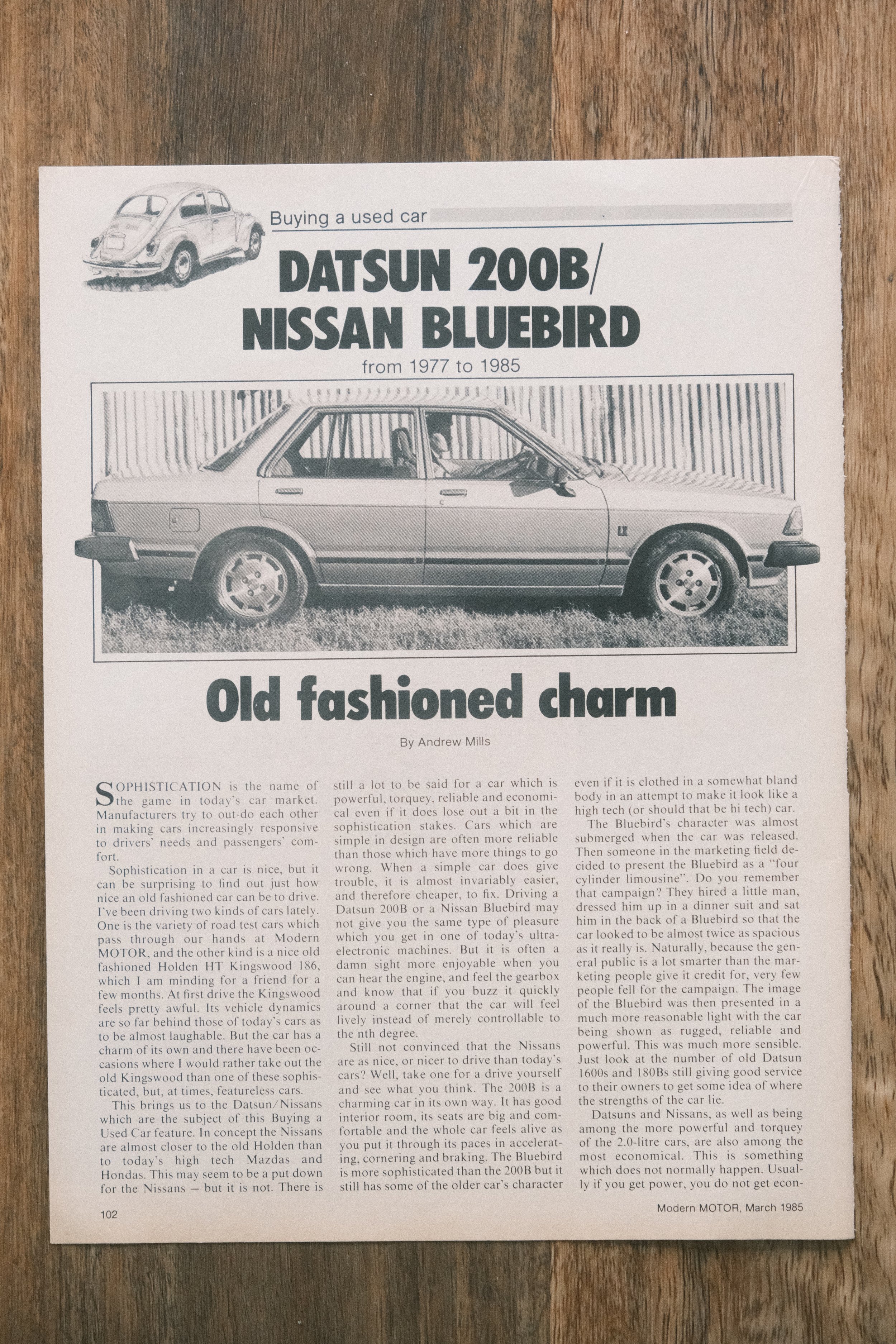 Nissan - 'Old Fashioned Charm' (1-Page)