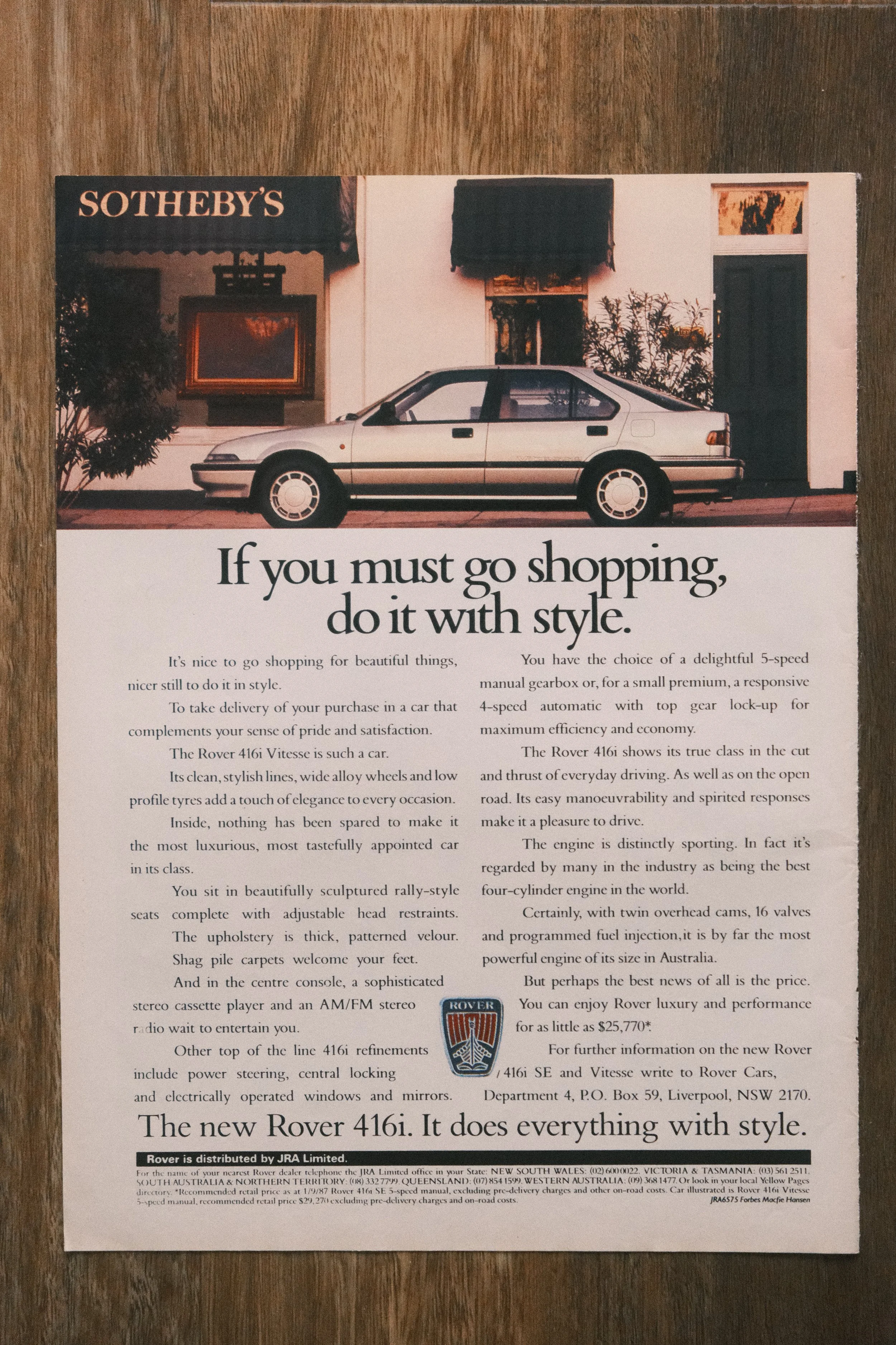 Rover - 'Shopping with Style' (1-Page)