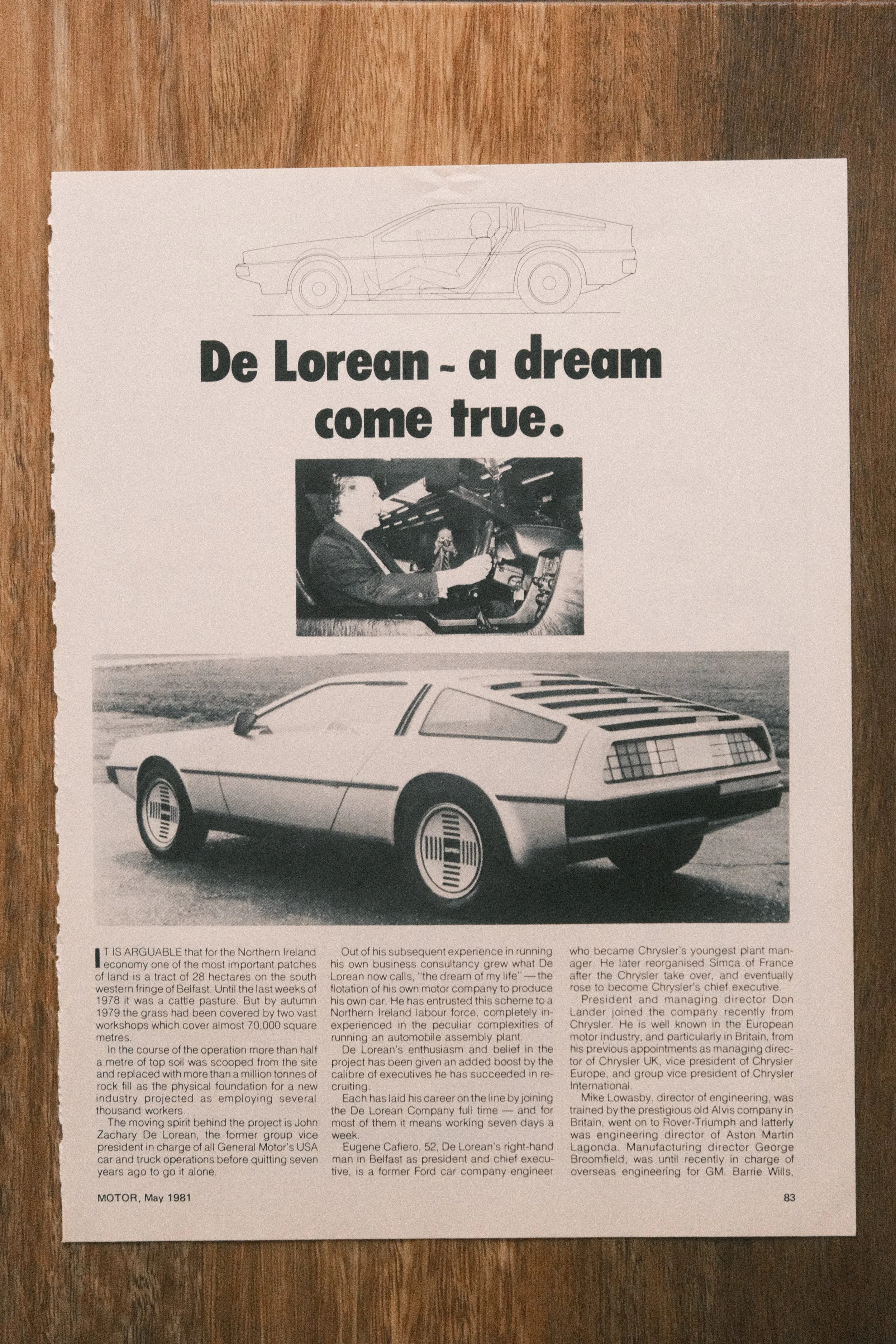 DMC - 'Delorean' (1-Page)