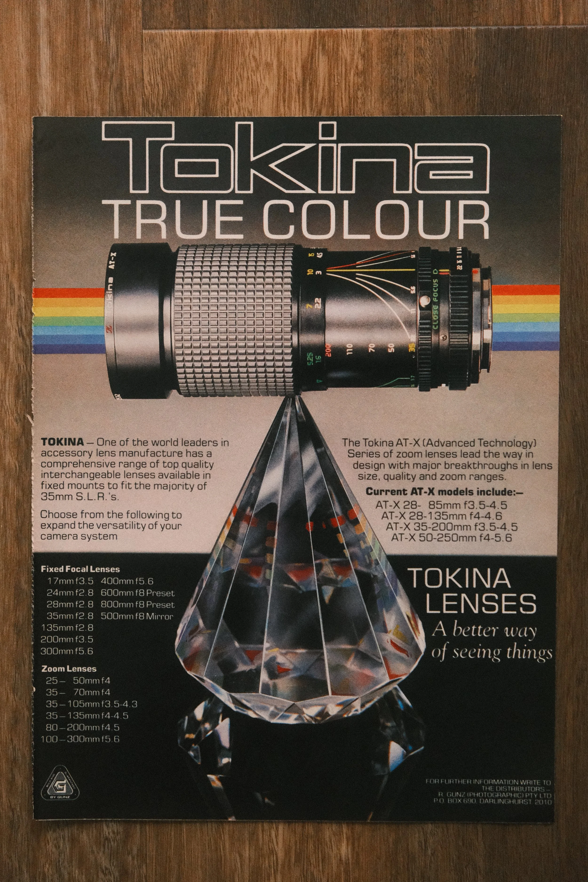 Tokina - 'True Colour' (1-Page)