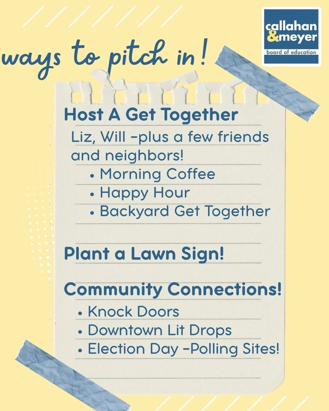 All hands on deck! 📣 We are powered by this community, and with Election Day right around the corner, we need your support! We are ready to keep working hard for our schools&mdash;but we can&rsquo;t do it without you. 

If you&rsquo;ve been waiting 
