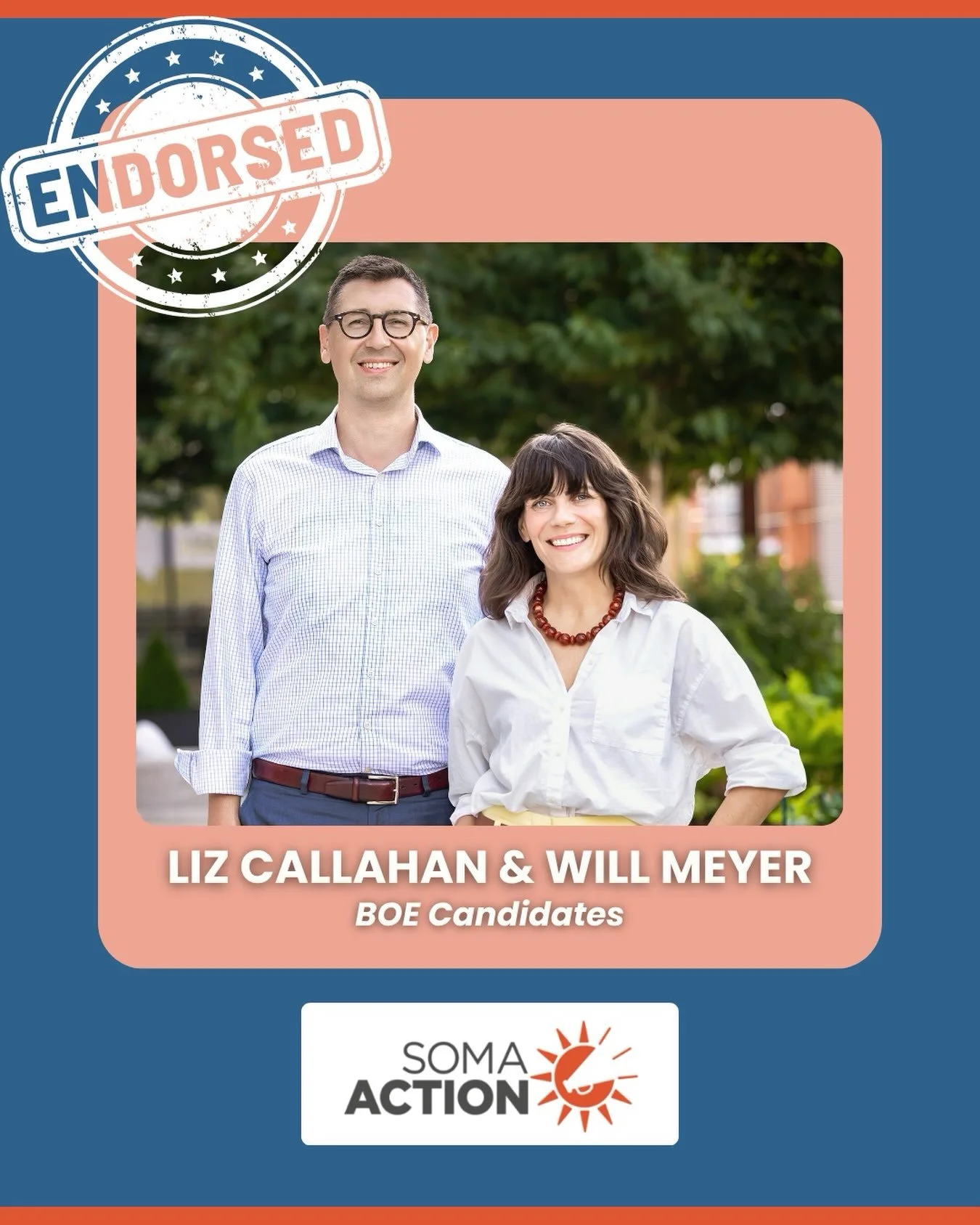 We are honored to have the official endorsement of @soma_action once again! 

We deeply appreciate their thoughtful questions and the opportunity to share our perspectives&mdash;built on the decades of professional experience we bring to the table, y