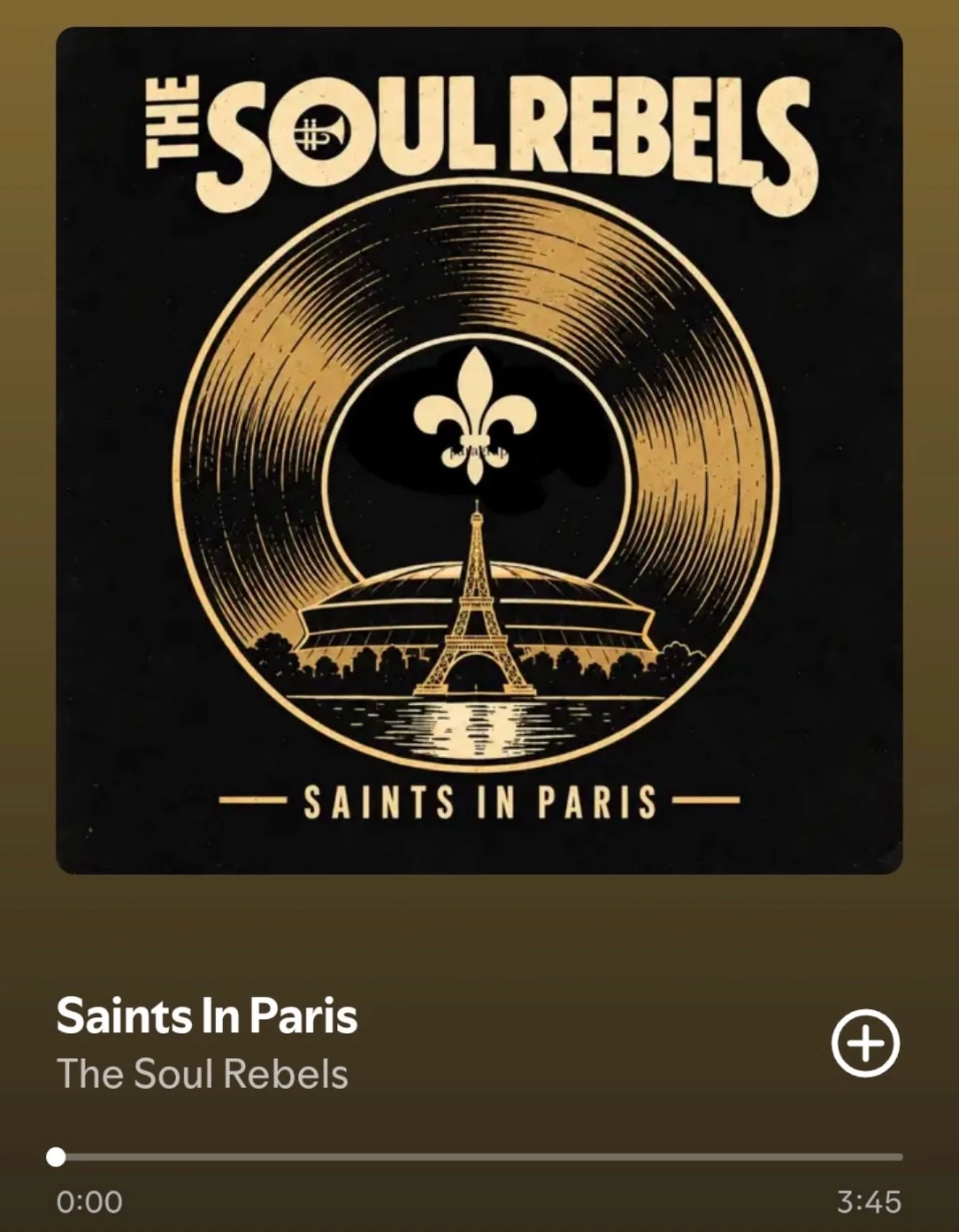 ✈️ This song on repeat all the way to PARIS! 

⚜️ &ldquo;Saints in Paris&rdquo; is STREAMING NOW.

@saints @saints_france @nfl 

Album cover by @wanderonmarketing 

#saints #paris #whodat #saintsinparis #thesoulrebels