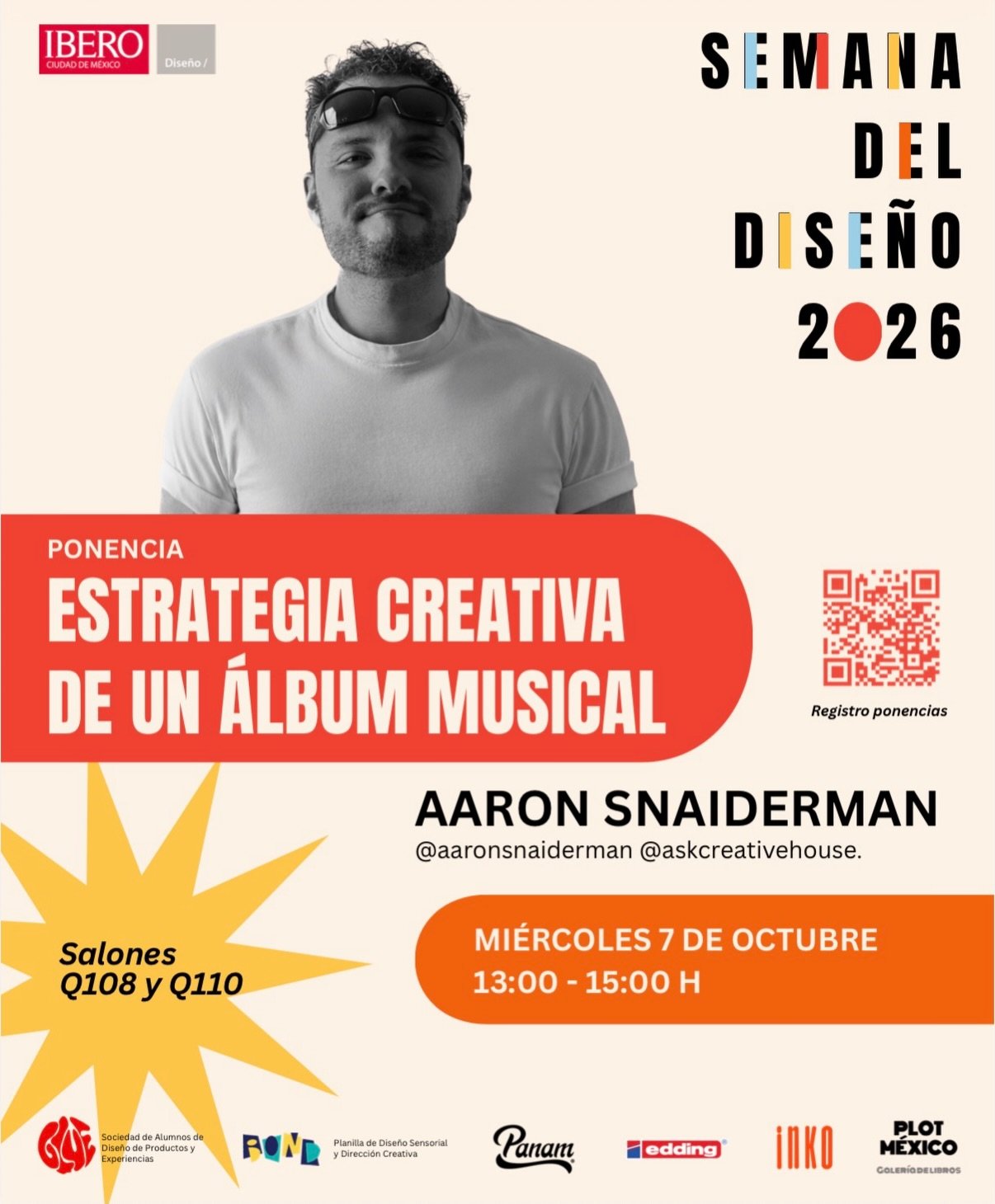 Apparently i&rsquo;m a professor now? 🥲

El 7 de octubre voy a estar en la Semana del Dise&ntilde;o de la @ibero_cdmx @iberodiseno hablando sobre algo que llevo a&ntilde;os aprendiendo sobre la marcha: c&oacute;mo construir la estrategia creativa al