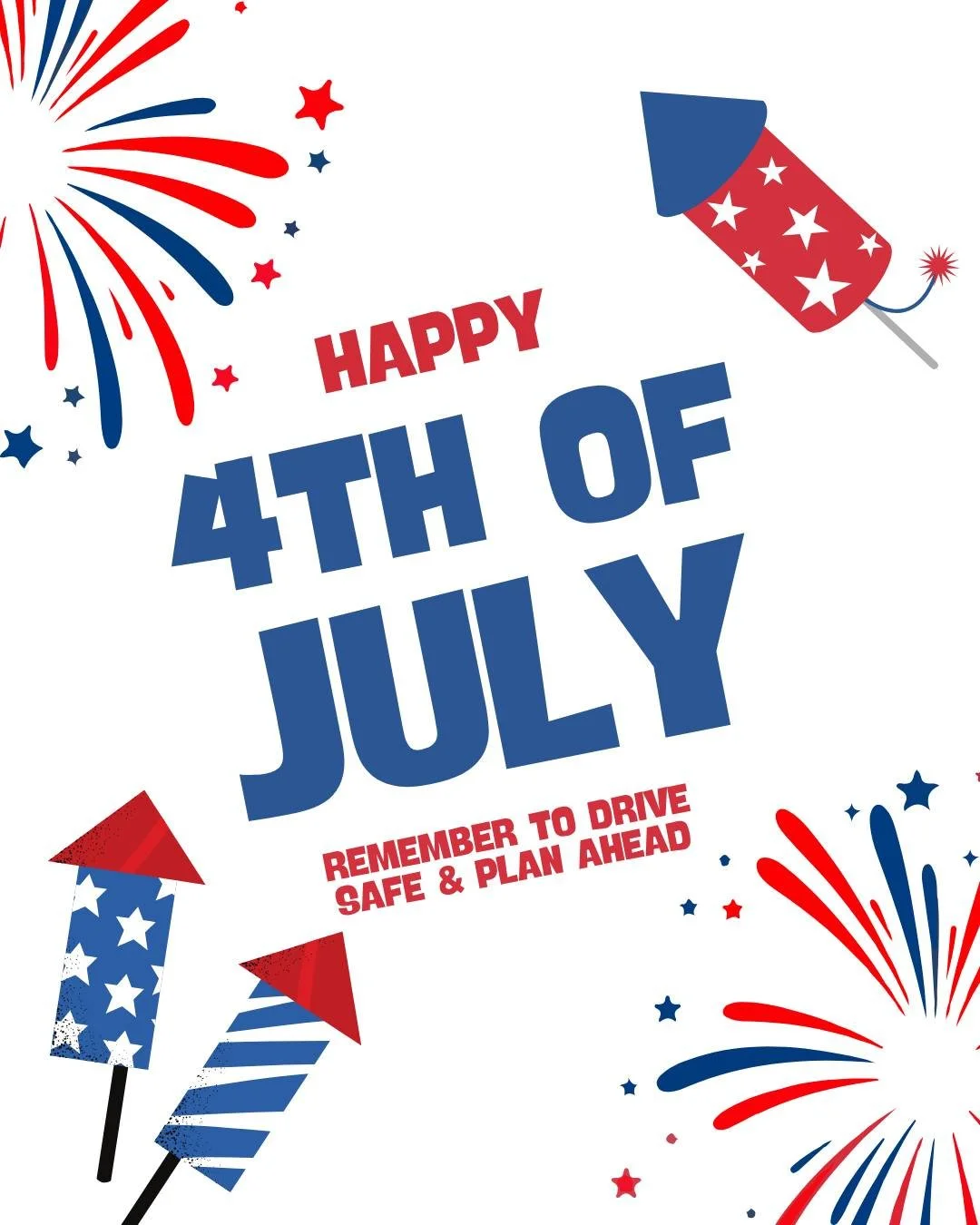 Happy fourth of July from Hanover Cares! During this holiday, please remember to plan ahead and drive responsibly. Your safety, and the safety of others, is important to keep in mind. Enjoy the holiday, responsibly! #FourthOfJuly #HanoverCares #Drive