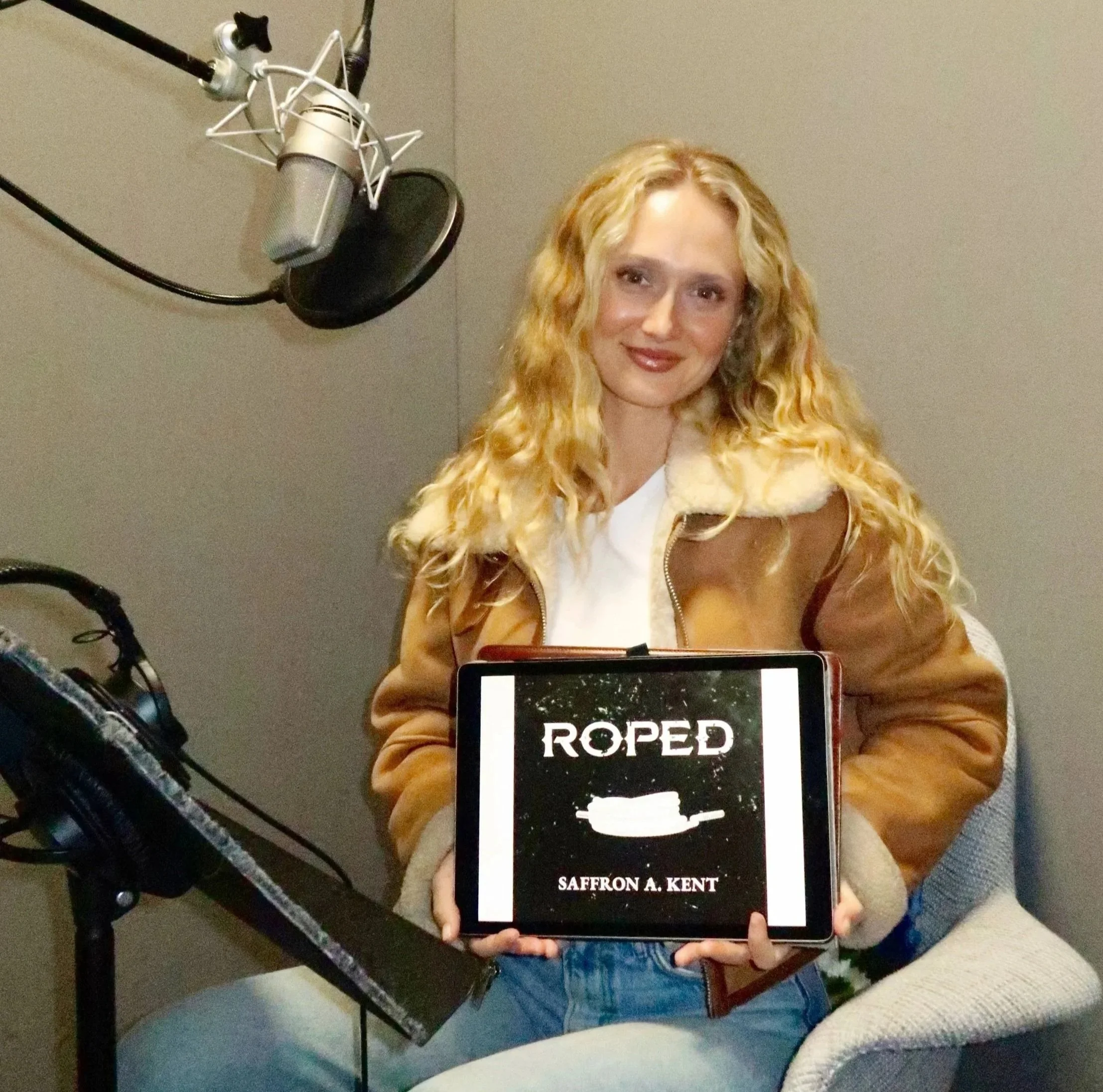 SAYDEE DICKENSON recording ROPED, by author Saffon Kent