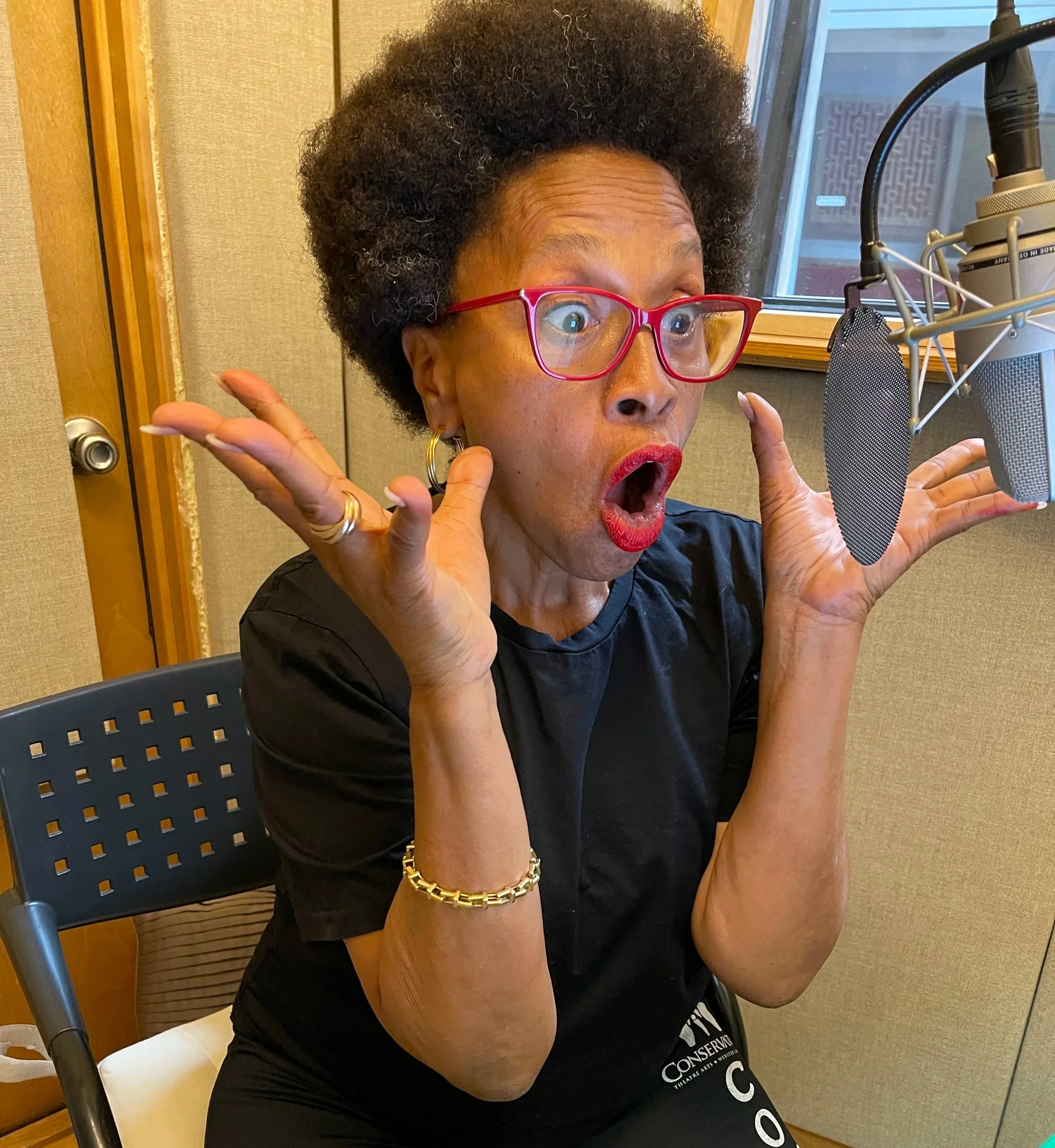 Author/Actor/Musician Jenifer Lewis narrating her book Walking in My Joy