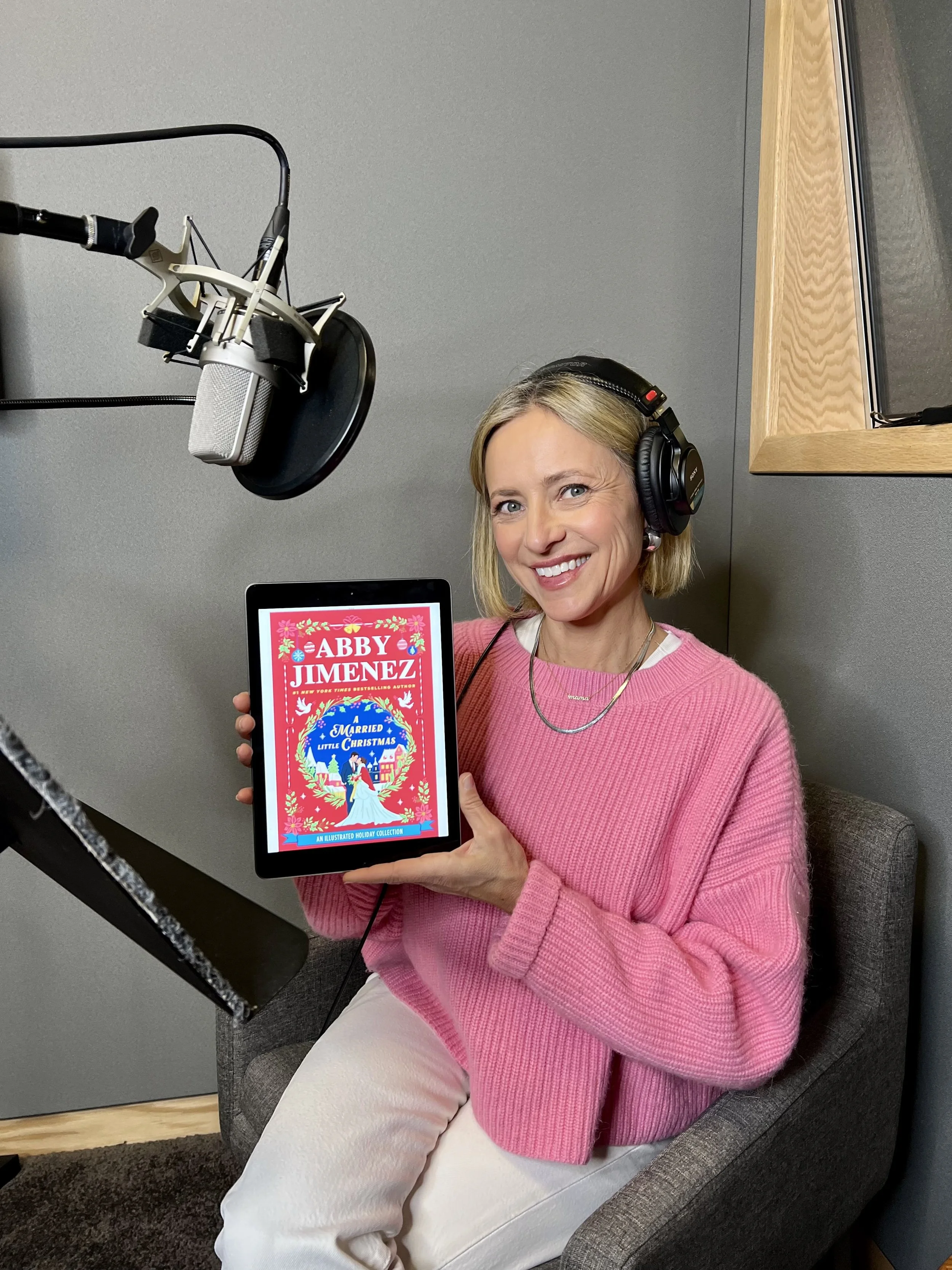 Christine Lakin narrating author Abby Jimenez's A Married Little Christmas