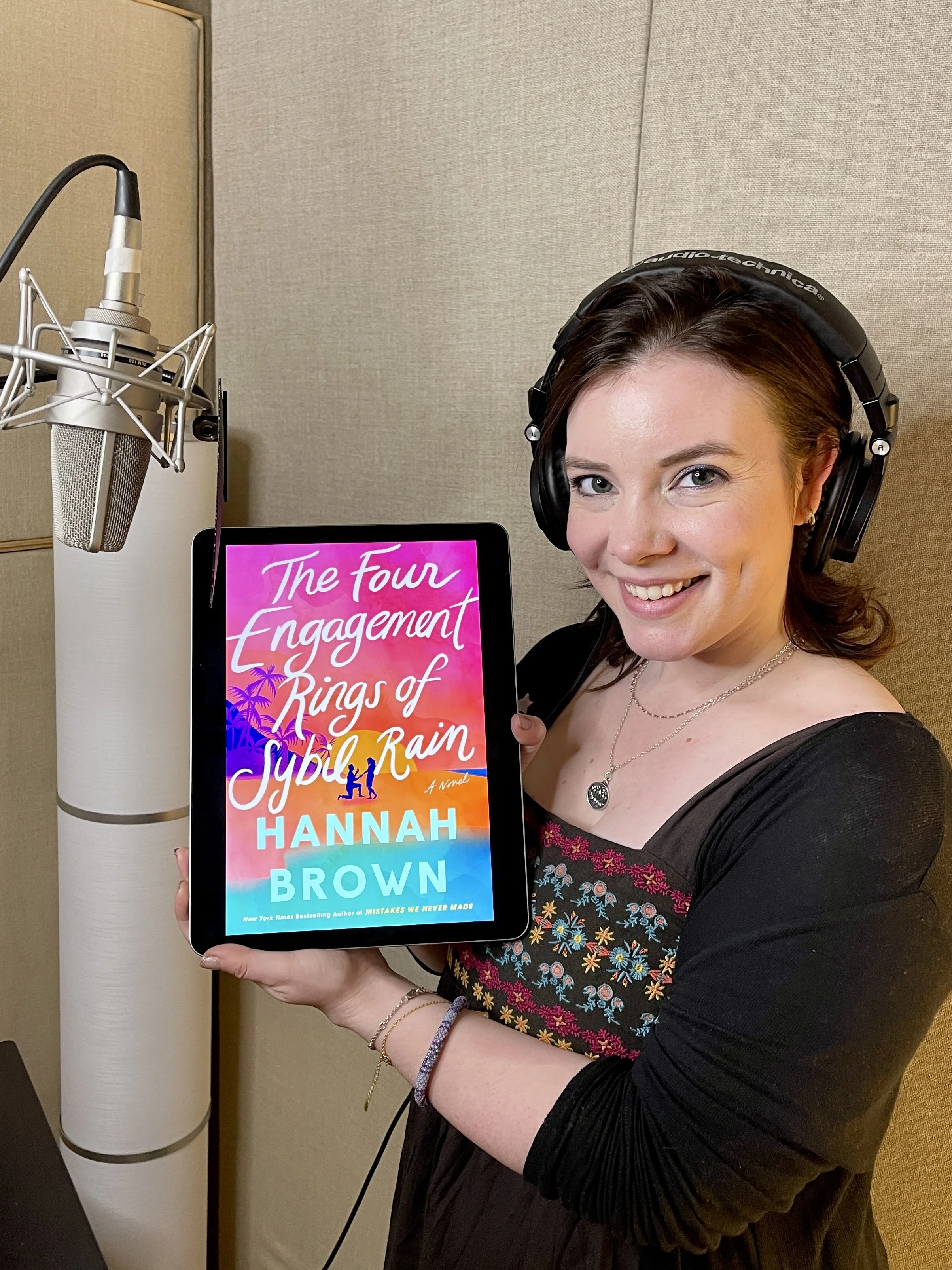 Cherami Leigh narrating Hannah Brown's (The Bachelorette 15) romantic drama The Four Engagement Rings of Sybil Rain.