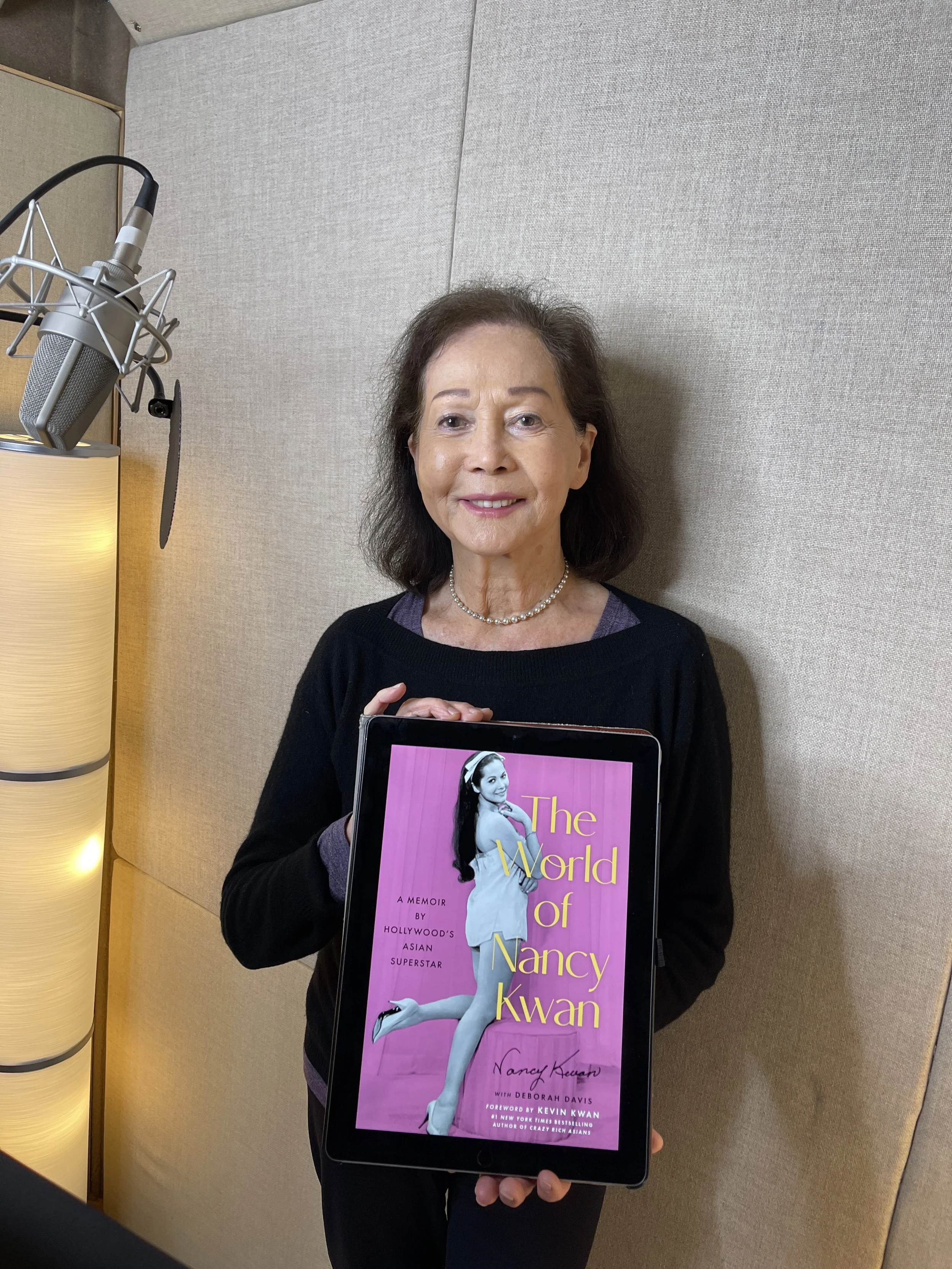 Actress Nancy Kwan narrating her memoir The World of Nancy Kwan
