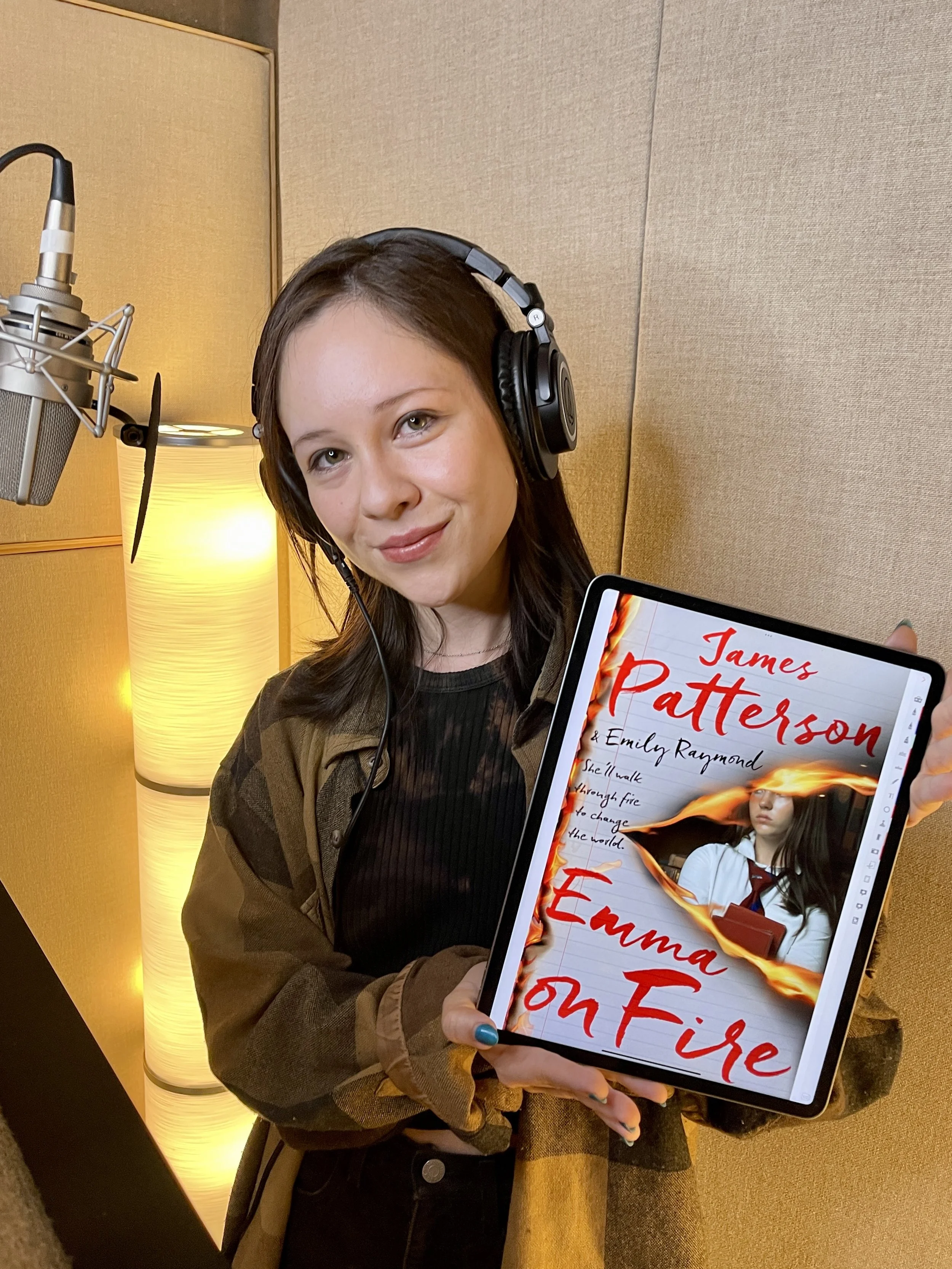 Grace Rolek narrates James Patterson's Emma On Fire.
