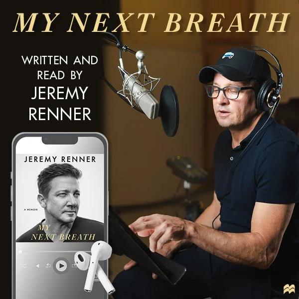 Author Jeremy Renner narrates his memoir of surviving a snowmobile accident, and his long road to recovery.