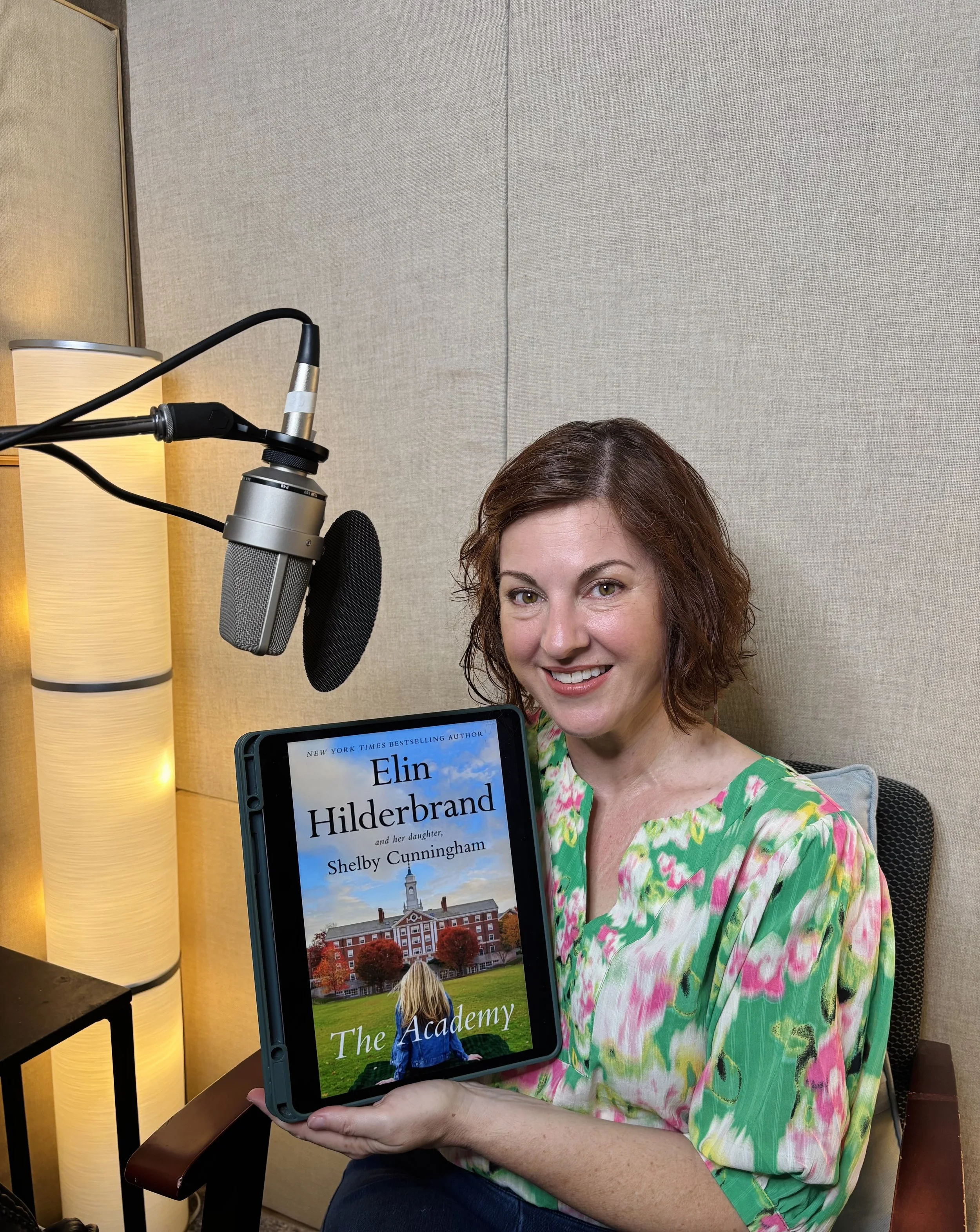 Erin Bennett narrating Elin Hilderbrand and her daughter Shelby Cunningham's The Academy.  