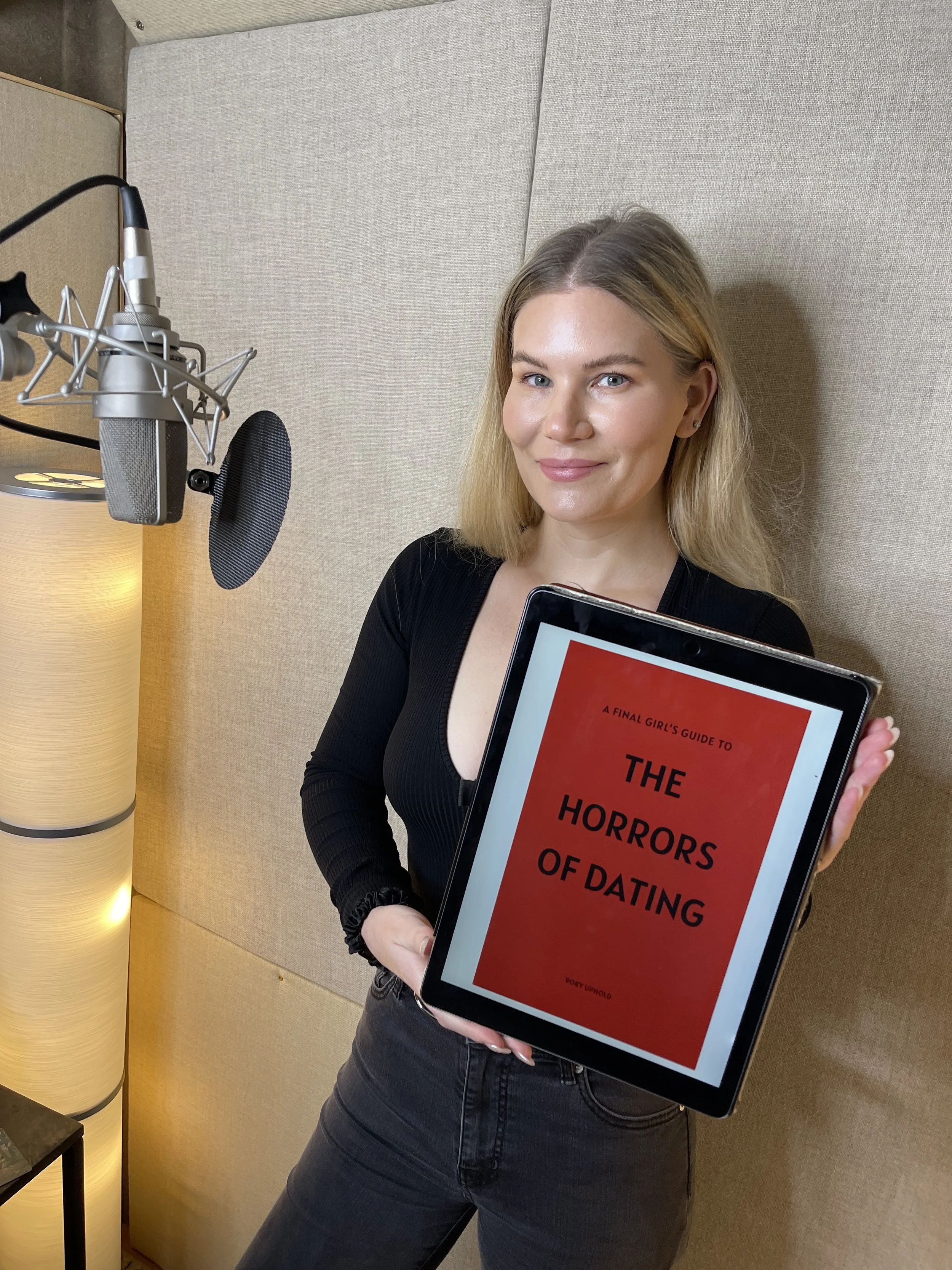 Author actor musician Rory Uphold narrating A Final Girl's Guide to the Horror's of Dating.  