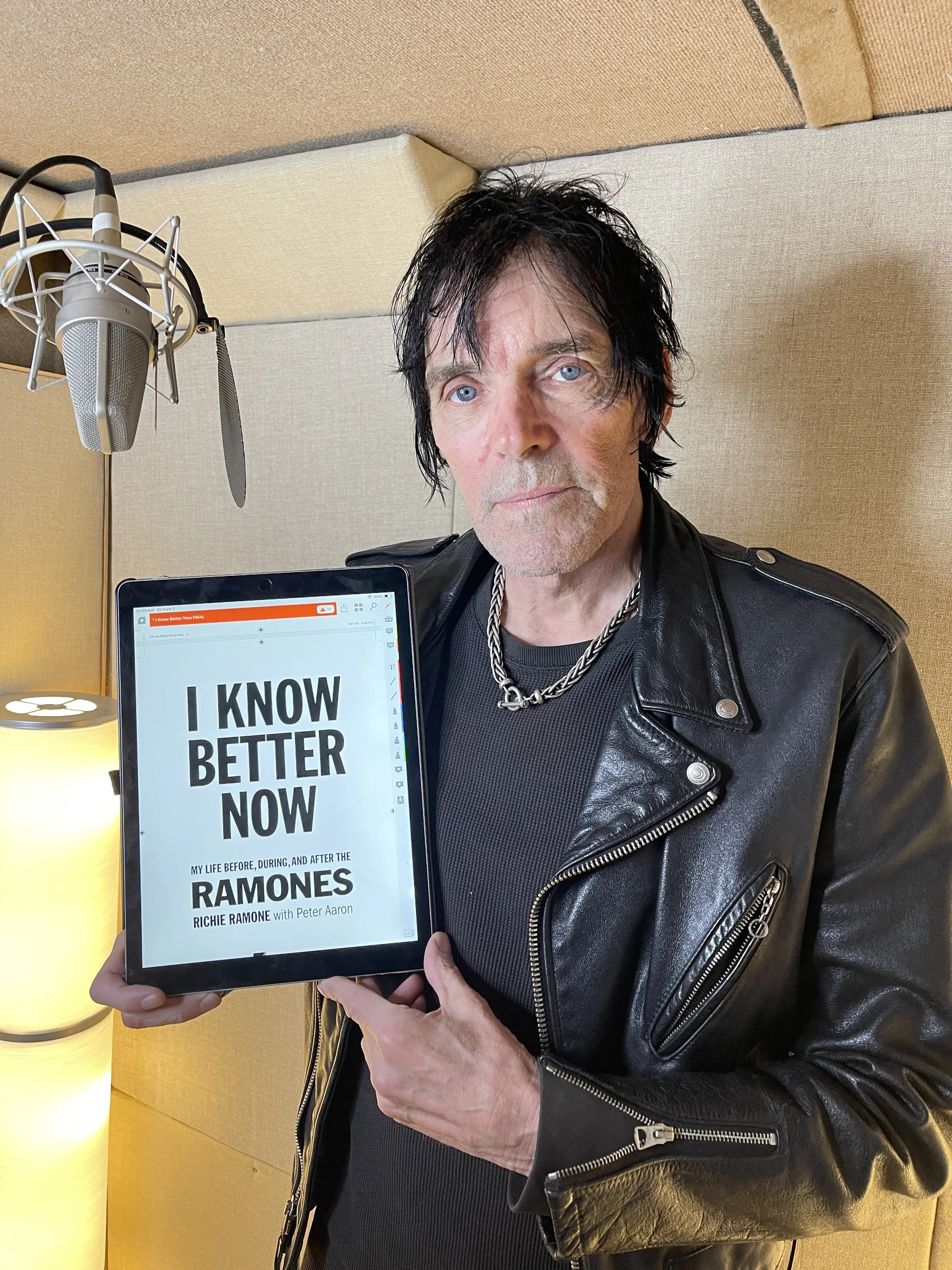 Richie Ramone - drummer for The Ramones - narrating his memoir I Know Better Now.