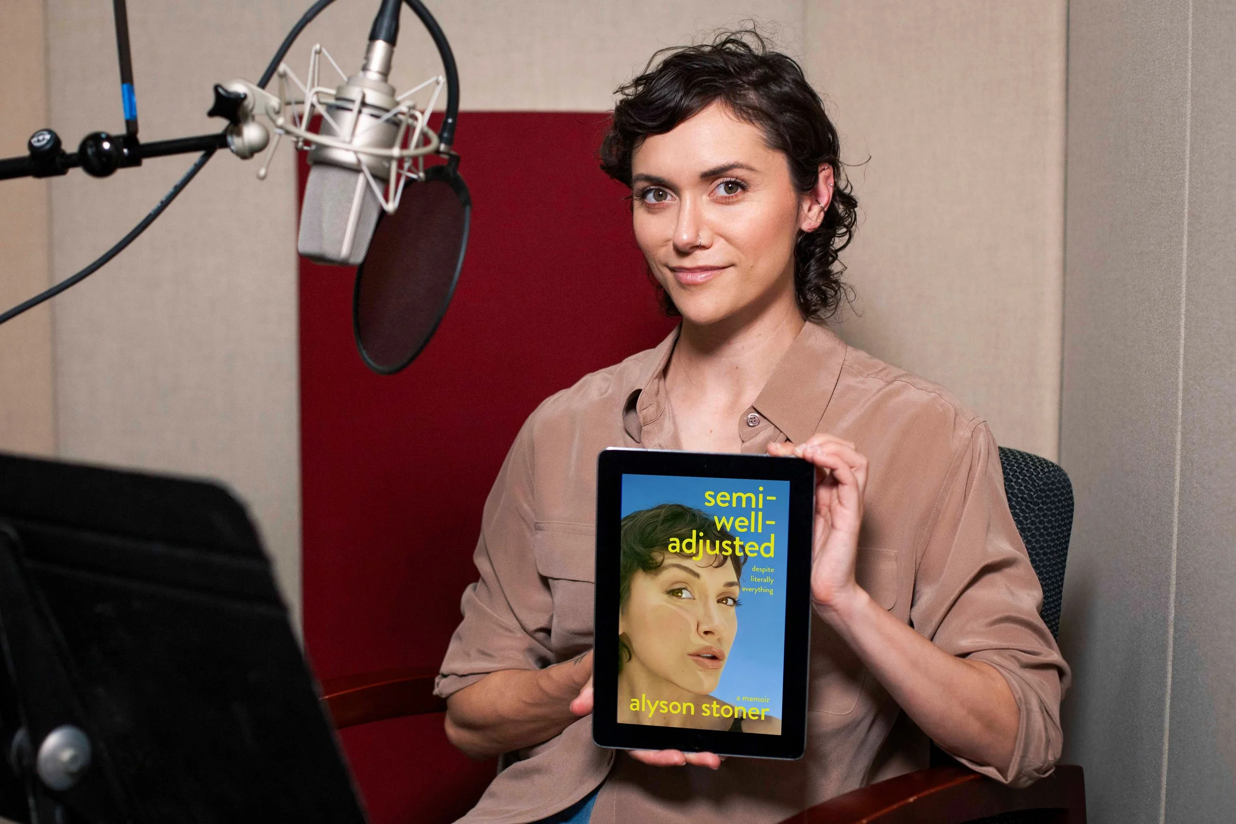 Actor/Dancer Alyson Stoner narrating her memoir Semi-Well Adjusted Despite Everything.