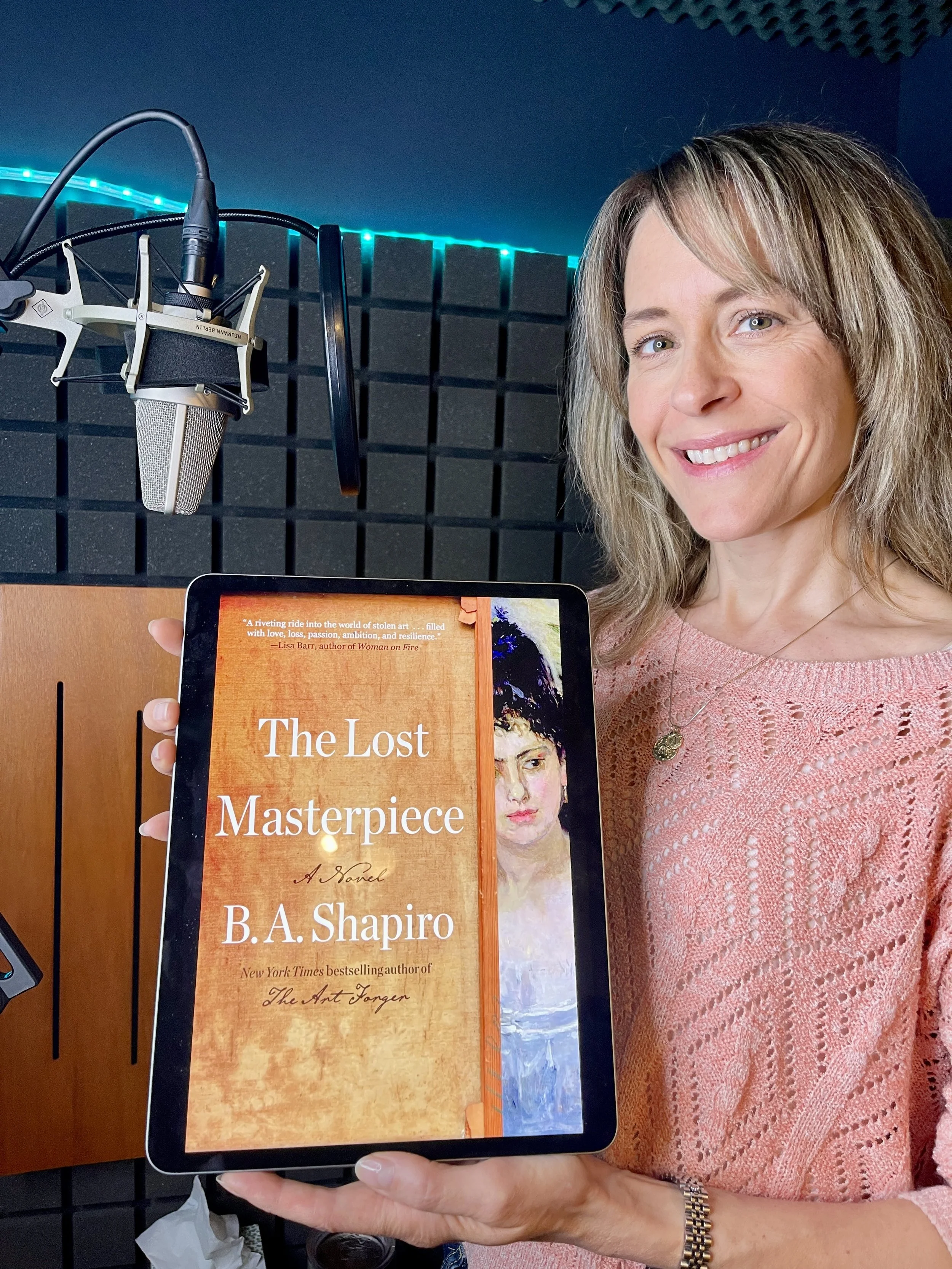 Lucy Raynor narrating The Lost Masterpiece, a mystery about a haunted painting.