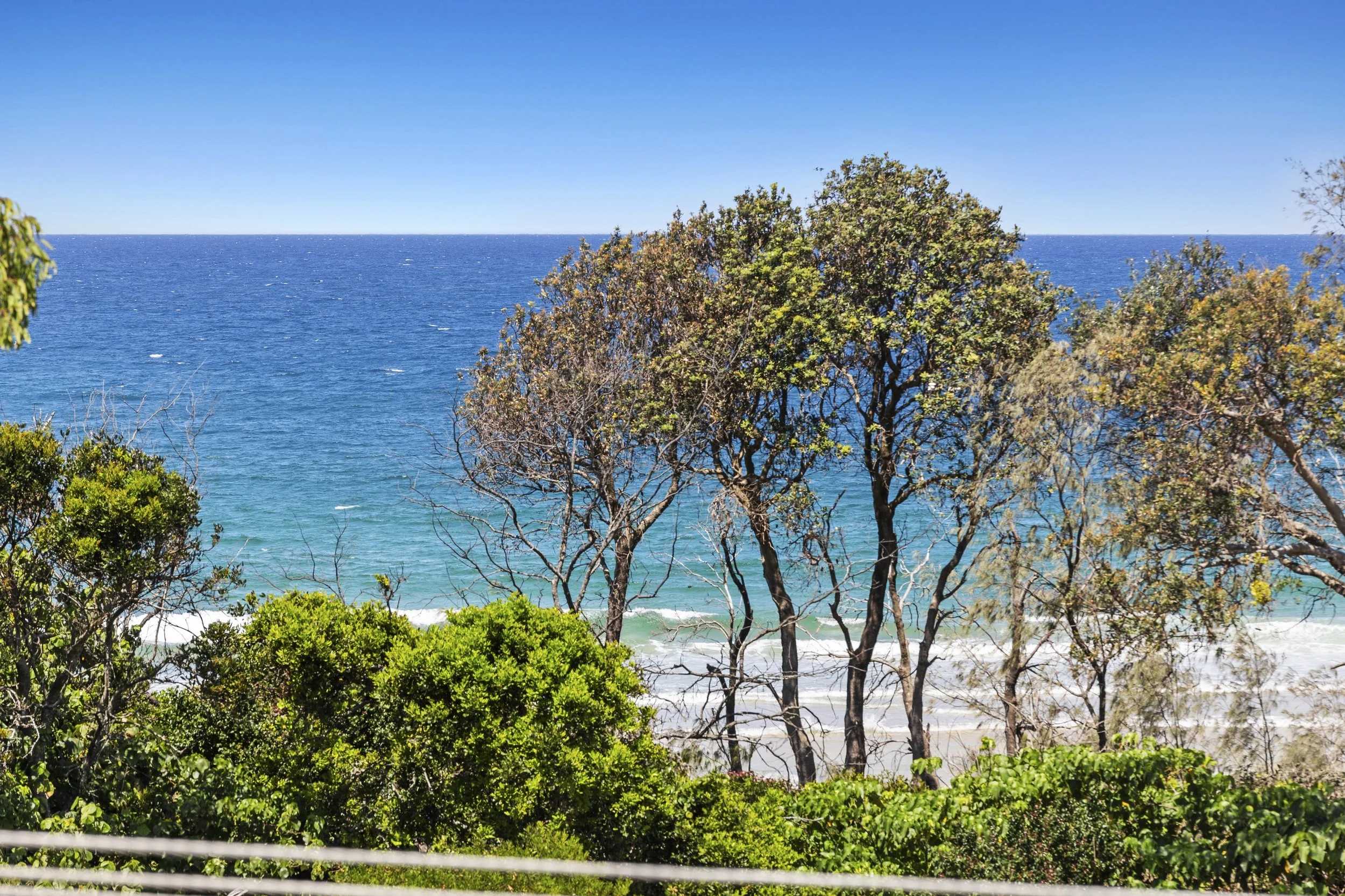 Views from Ming 3 balcony to Kingscliff Beach