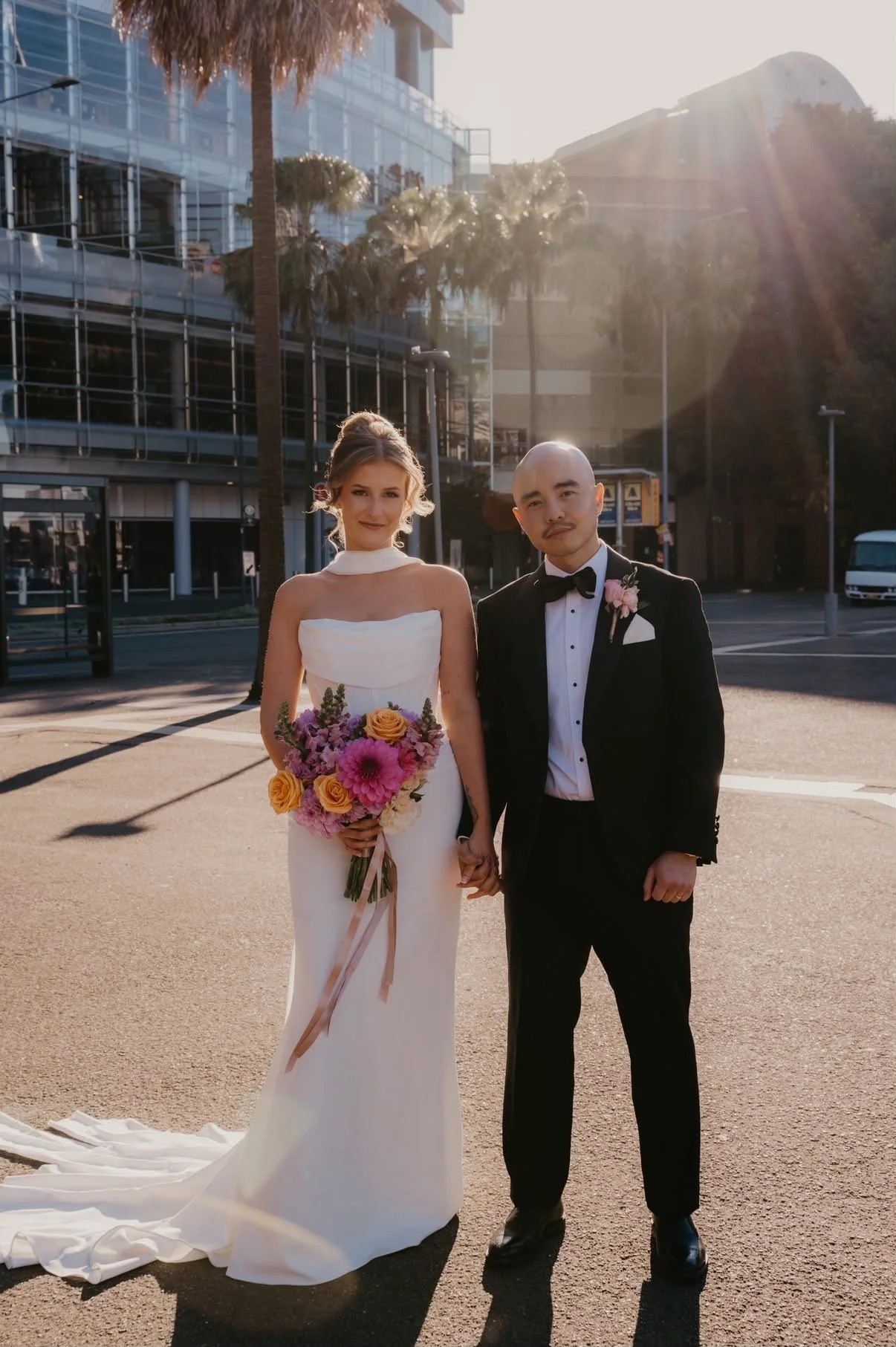 John &amp; Brooke's Bold Winter Wedding at Sala | House of Hydrangeas