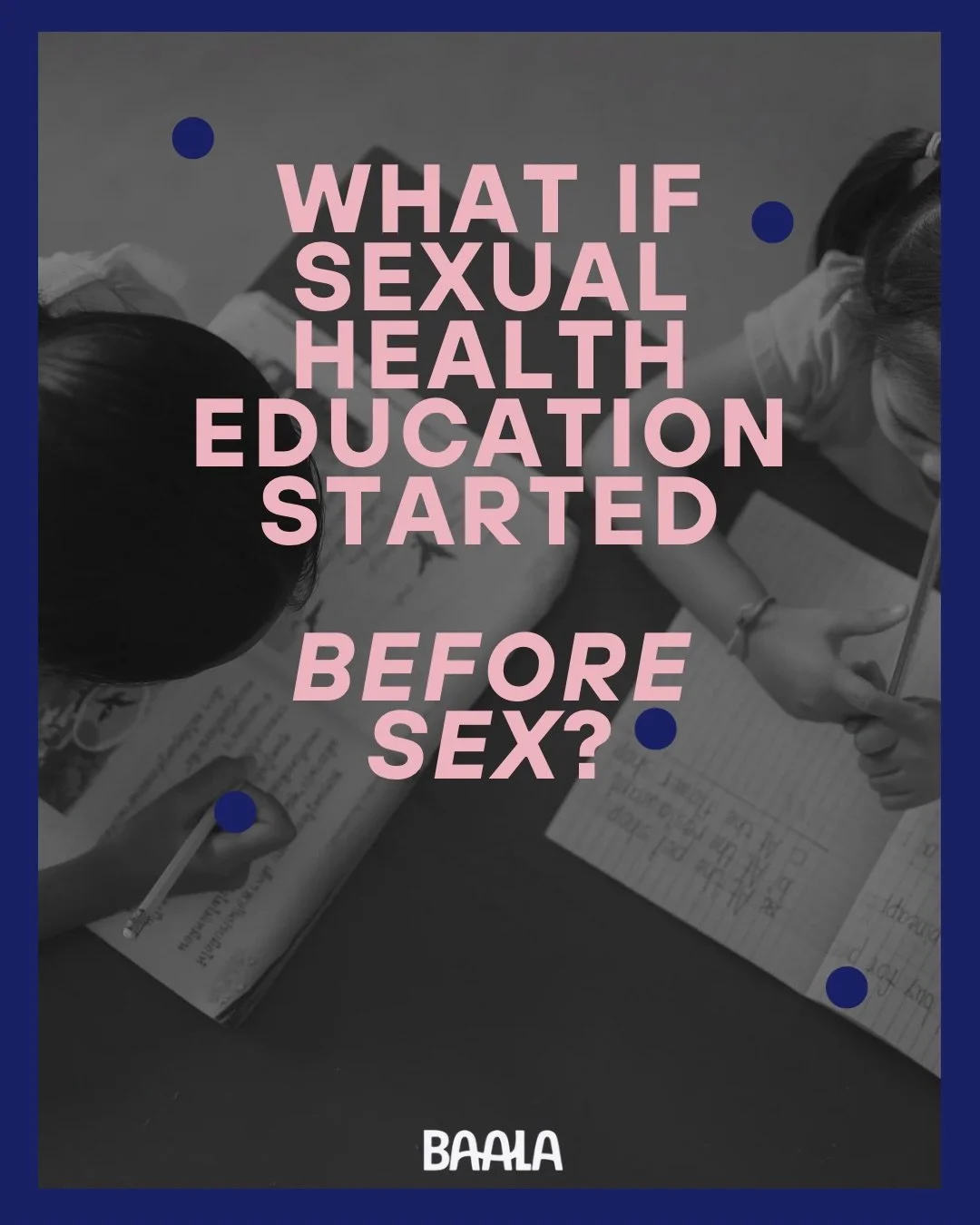 Sexual health doesn&rsquo;t begin with sexual activity. Its foundations are built much earlier through puberty education, menstrual literacy, body autonomy, consent, healthy relationships and access to care.

If you work in adolescent health, educati