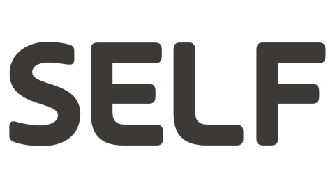 Close-up of the word 'SELF' written in capital letters